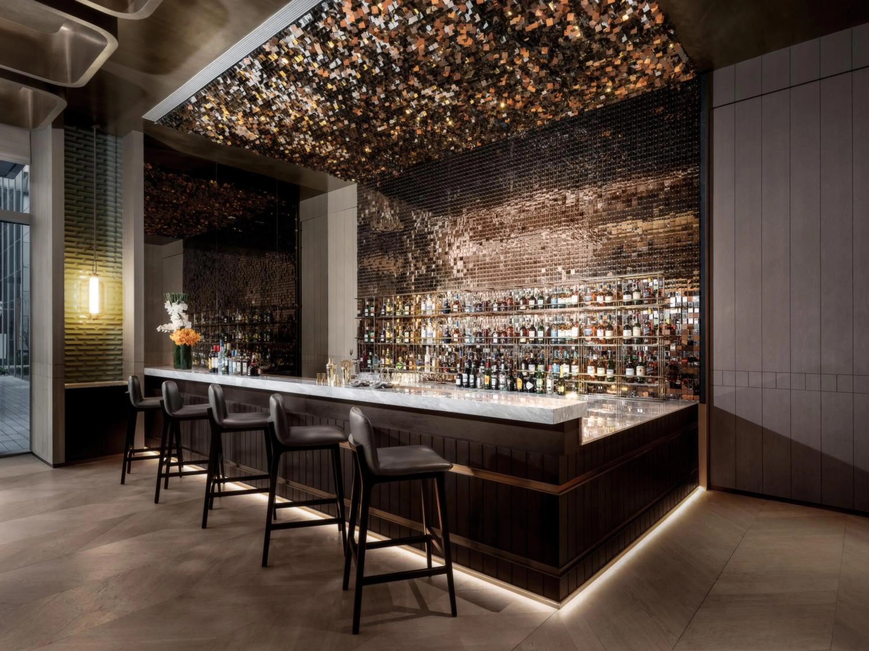 Lounge or bar in Cordis Shanghai Seaworld
