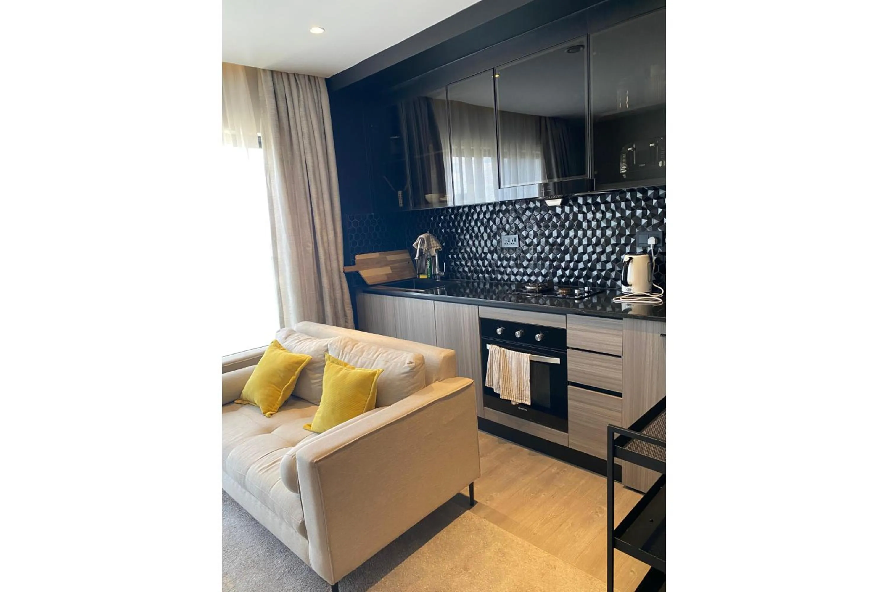 Living room in Escada Serviced Apartments