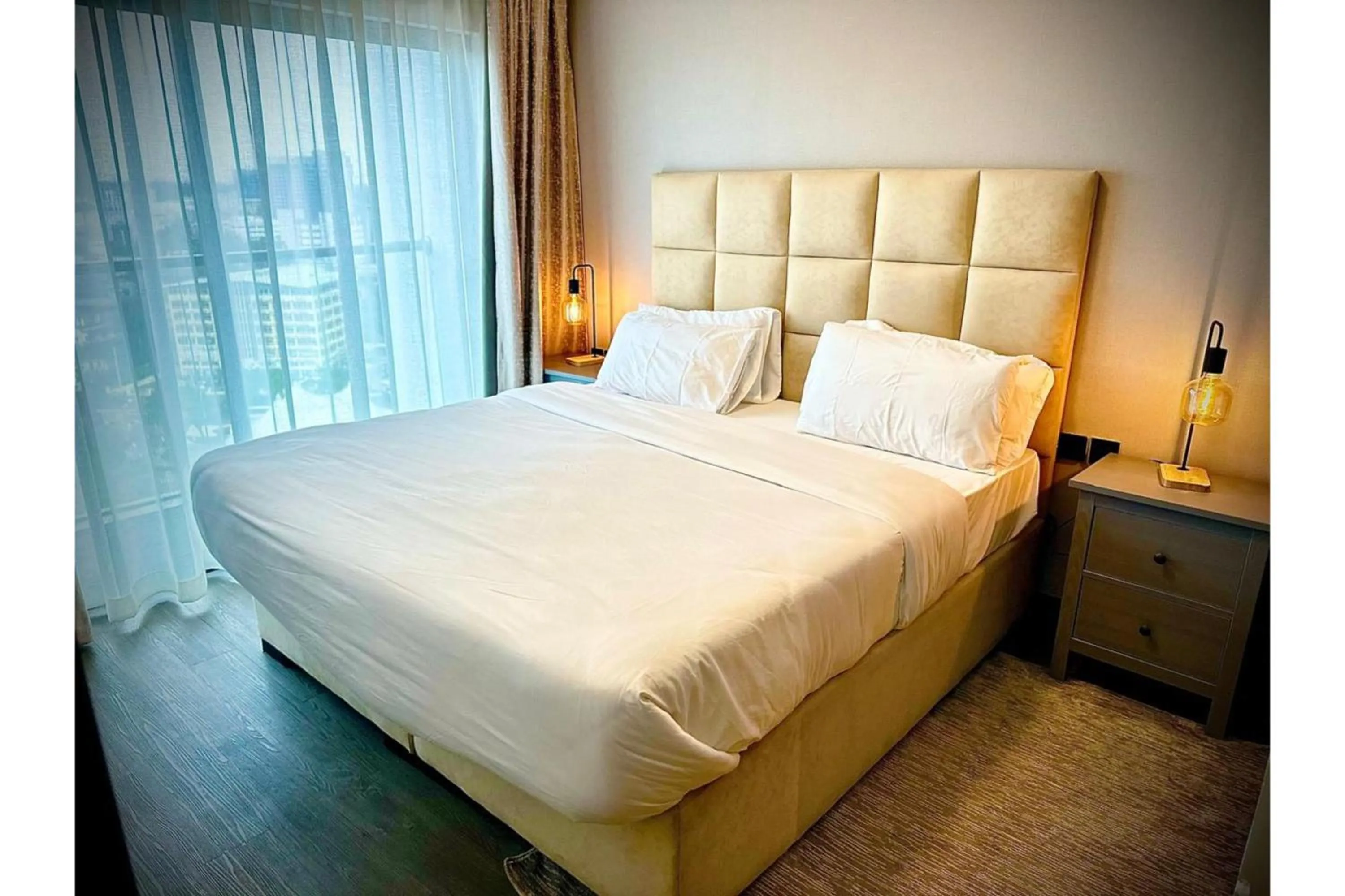 Bed in Escada Serviced Apartments