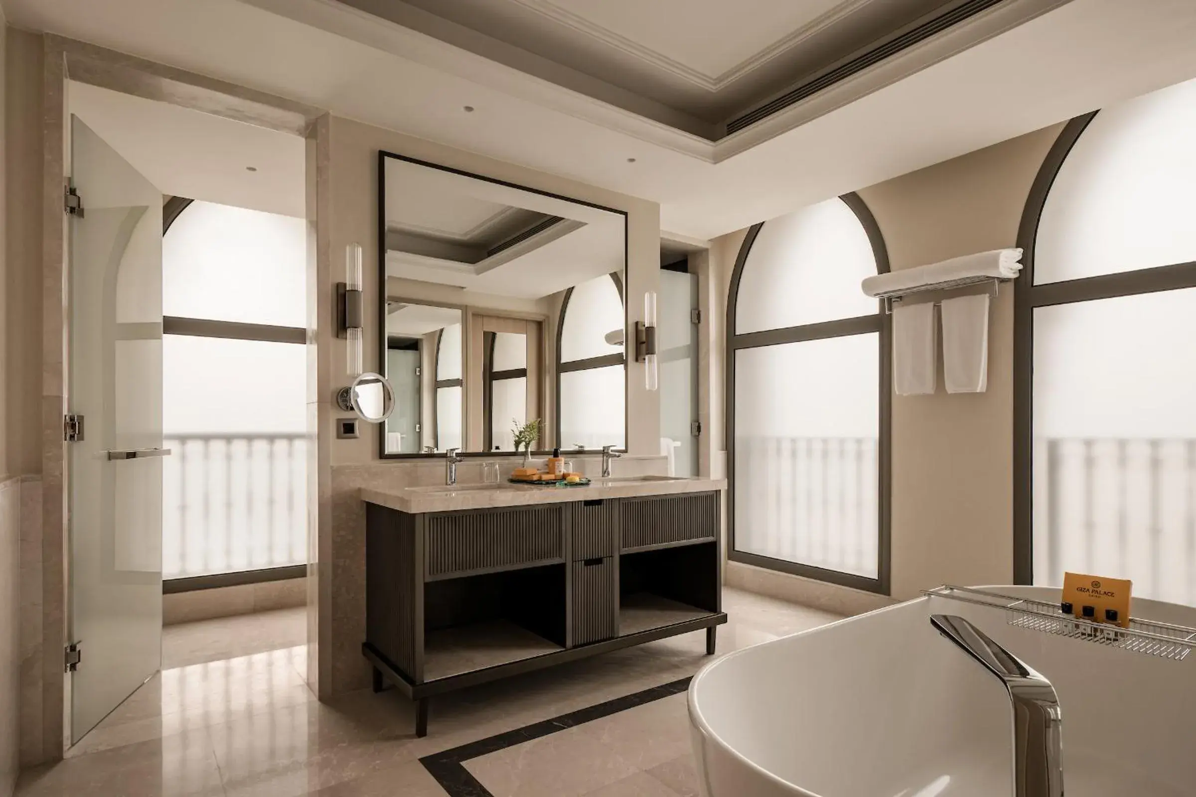 Bathroom in Giza Palace Hotel & Spa - The Leading Hotels Of The World Bathroom in Giza Palace Hotel & Spa - The Leading Hotels Of The World
