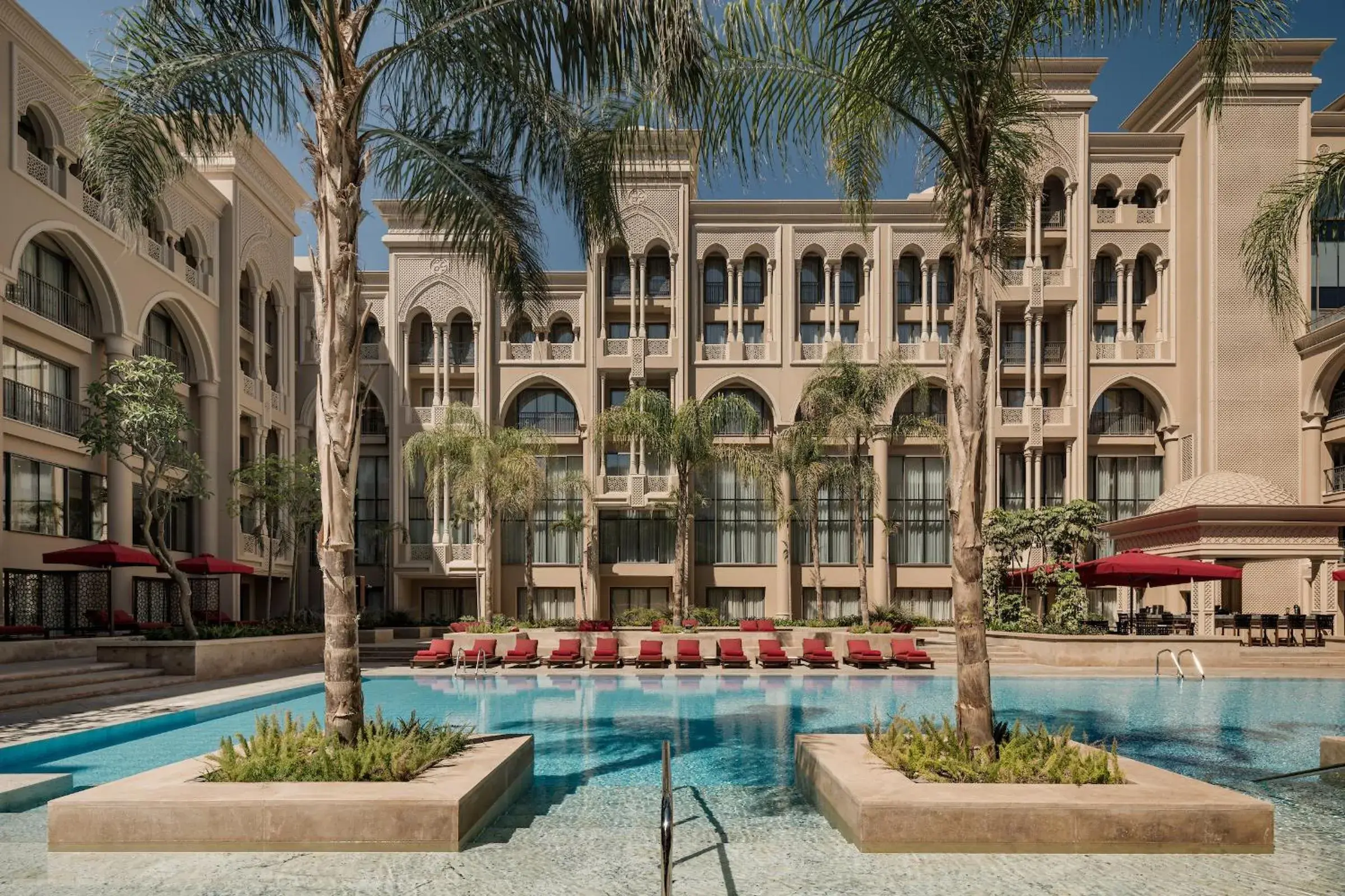Swimming pool in Giza Palace Hotel & Spa - The Leading Hotels Of The World Swimming pool in Giza Palace Hotel & Spa - The Leading Hotels Of The World