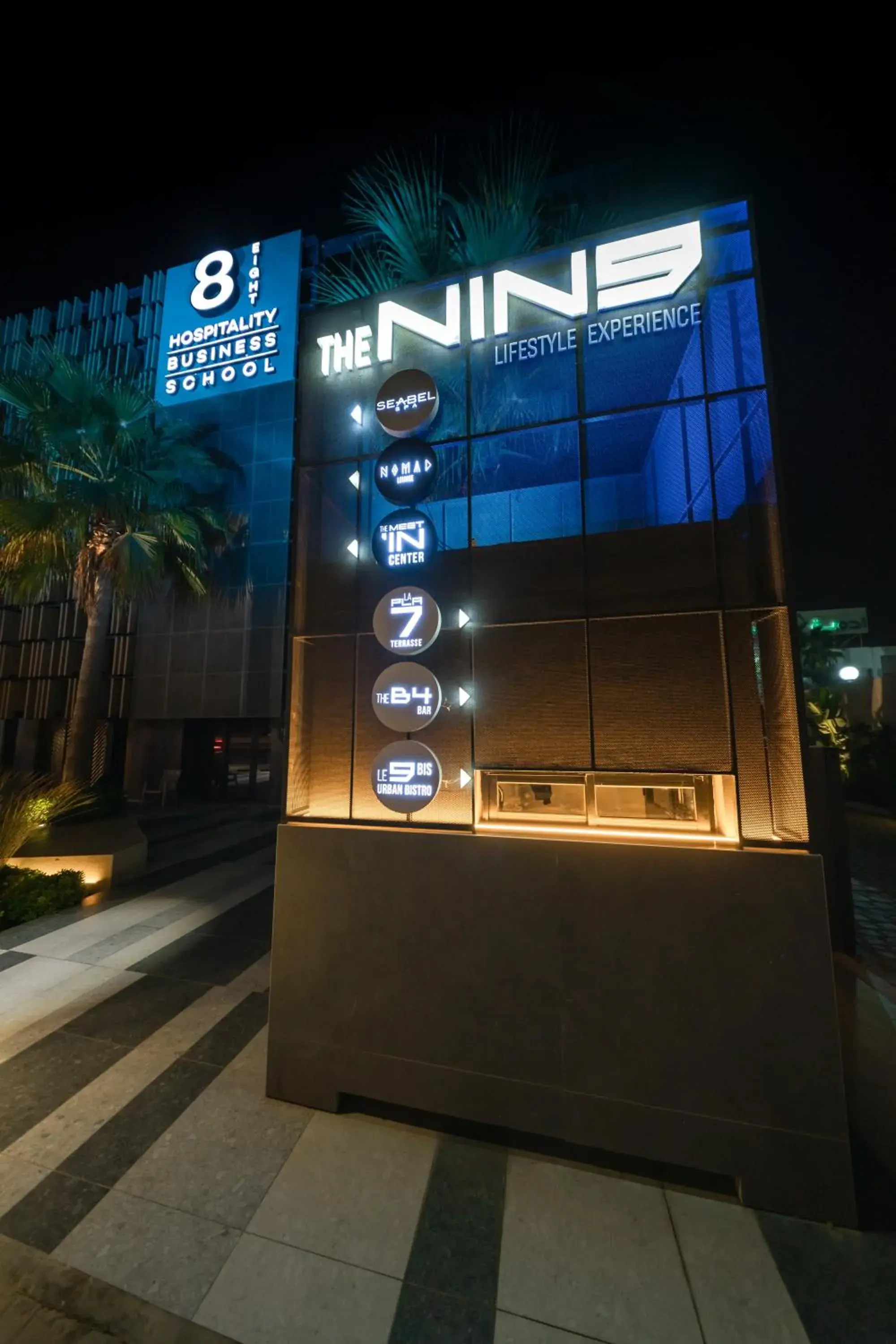 Facade/entrance in The NINE Lifestyle Experience Facade/entrance in The NINE Lifestyle Experience