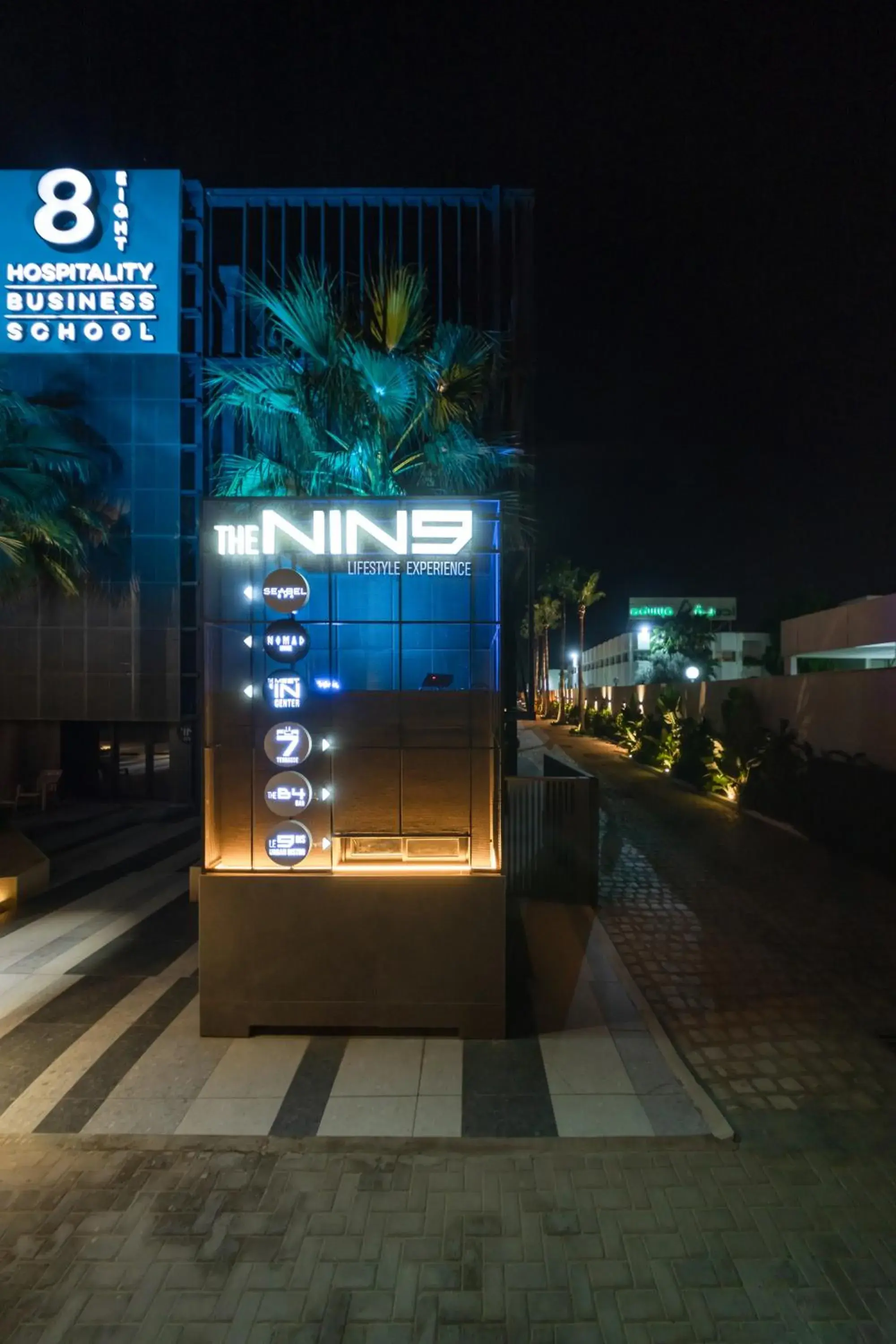 Facade/entrance in The NINE Lifestyle Experience Facade/entrance in The NINE Lifestyle Experience