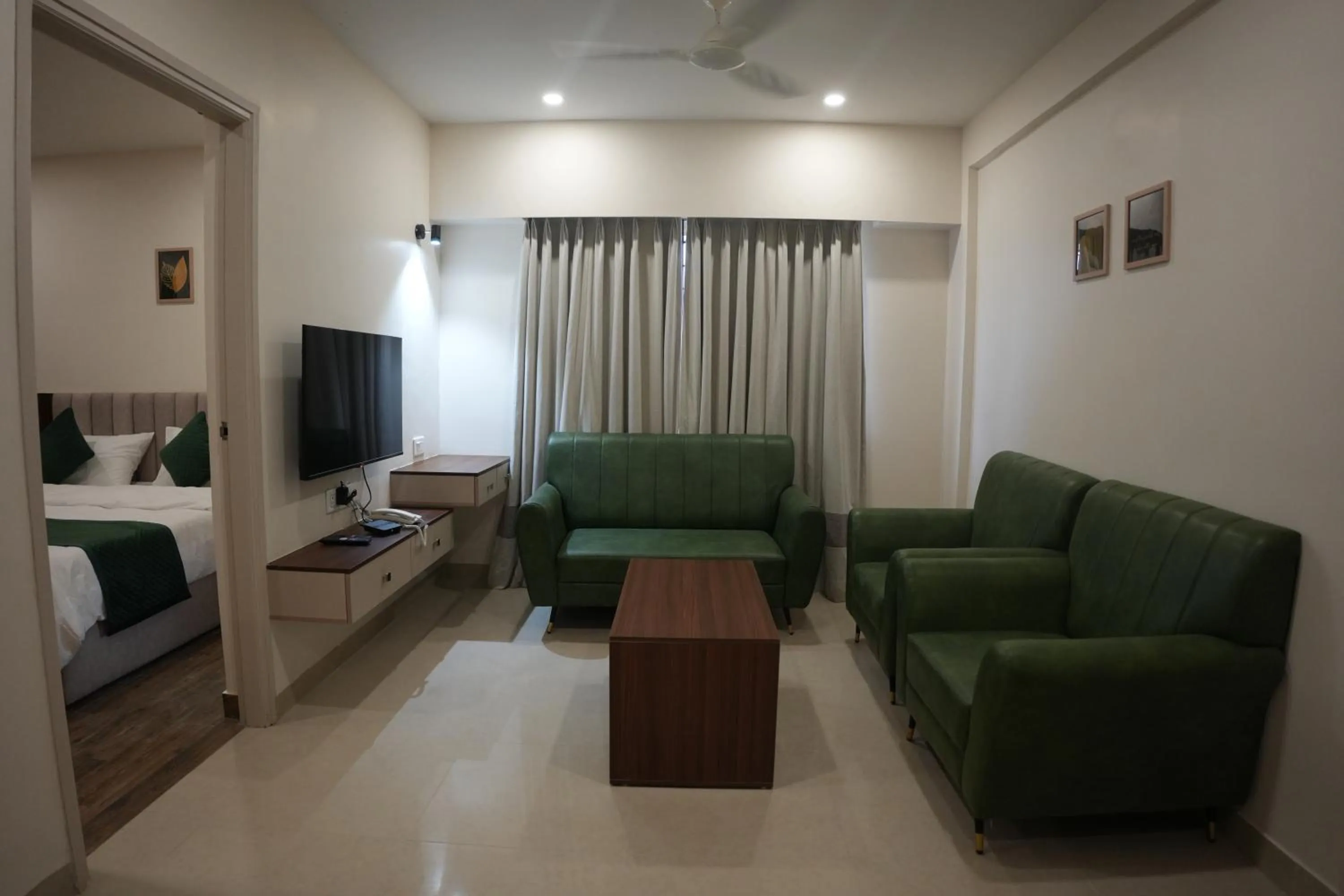 Bed in AK Castle Suites