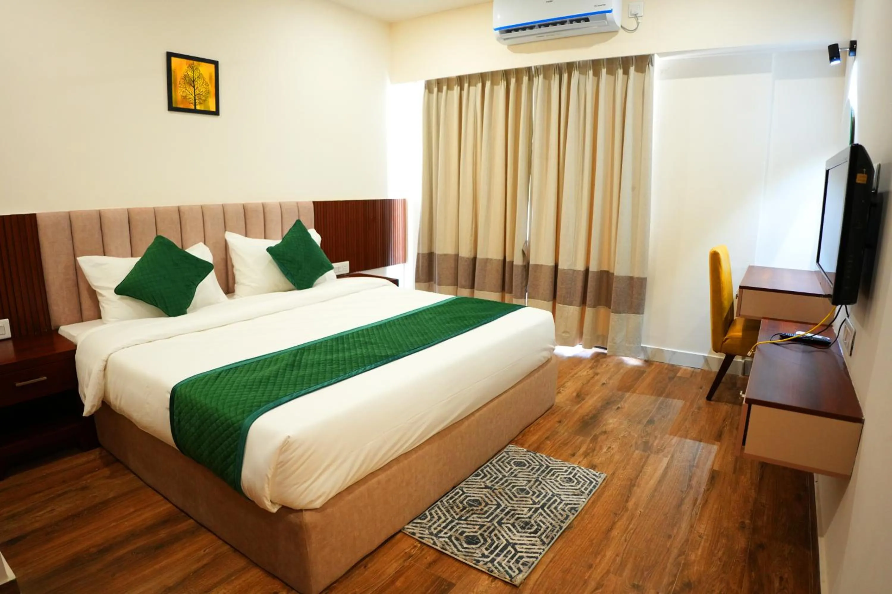 Bed in AK Castle Suites