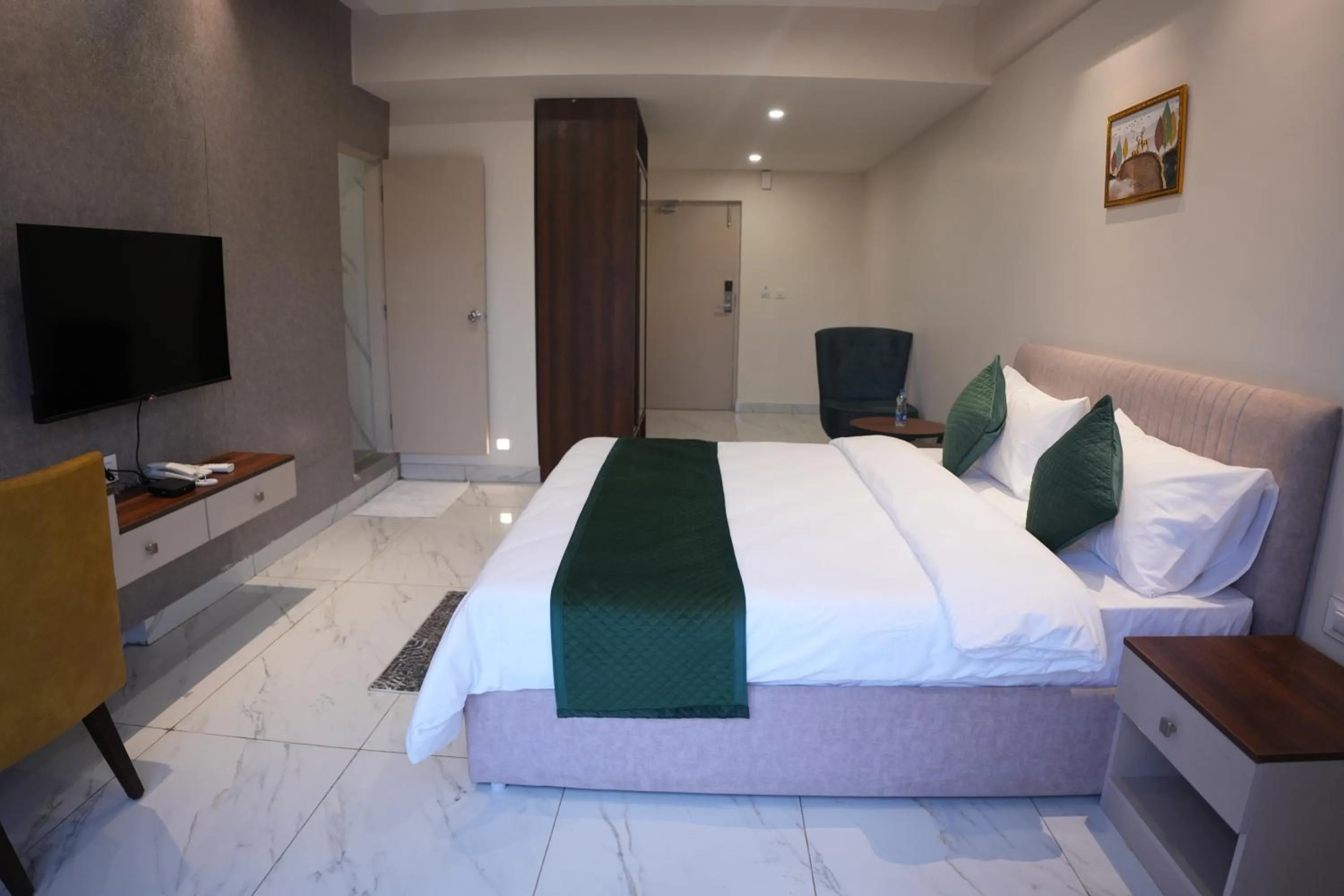 Bed in AK Castle Suites