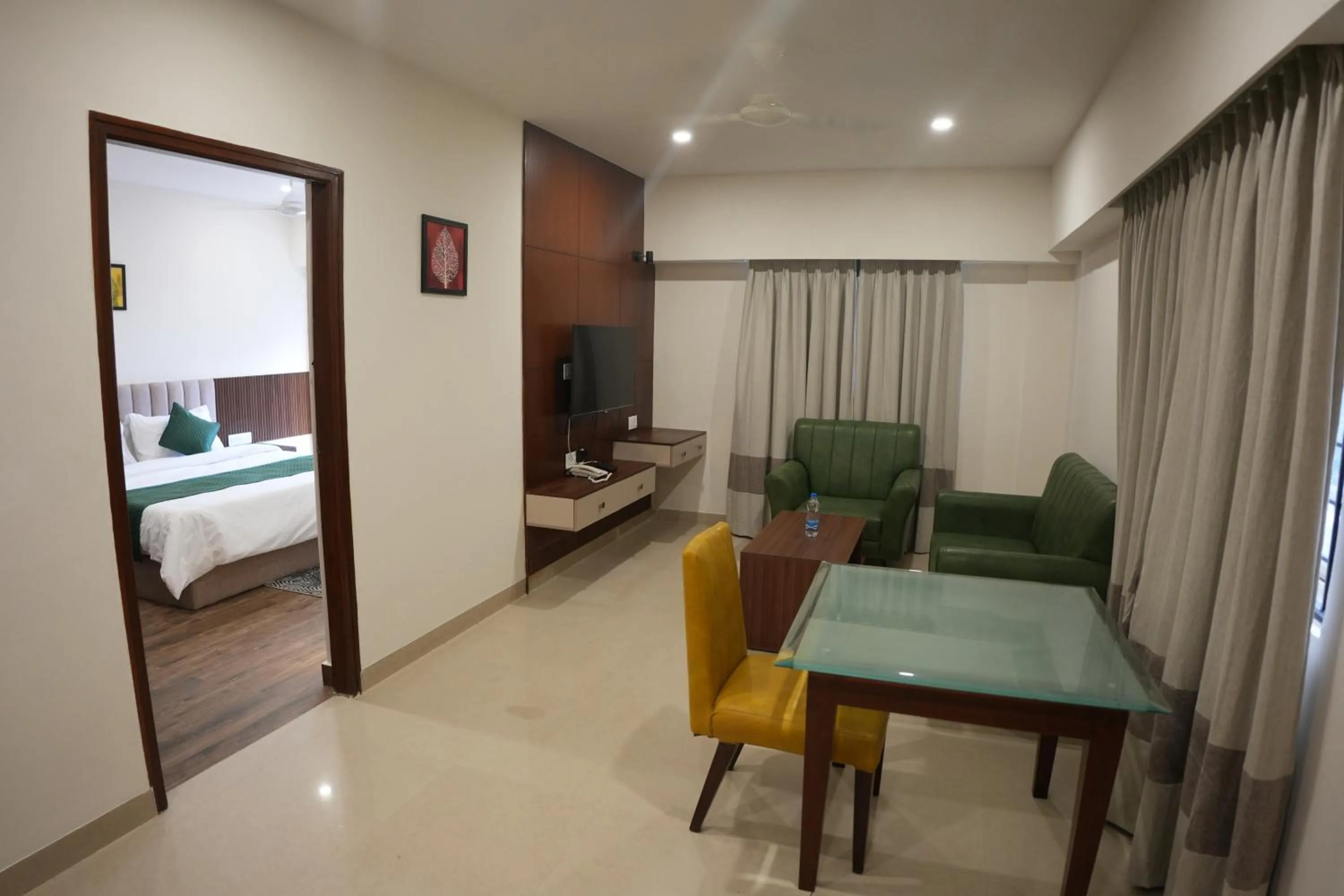 Bed in AK Castle Suites