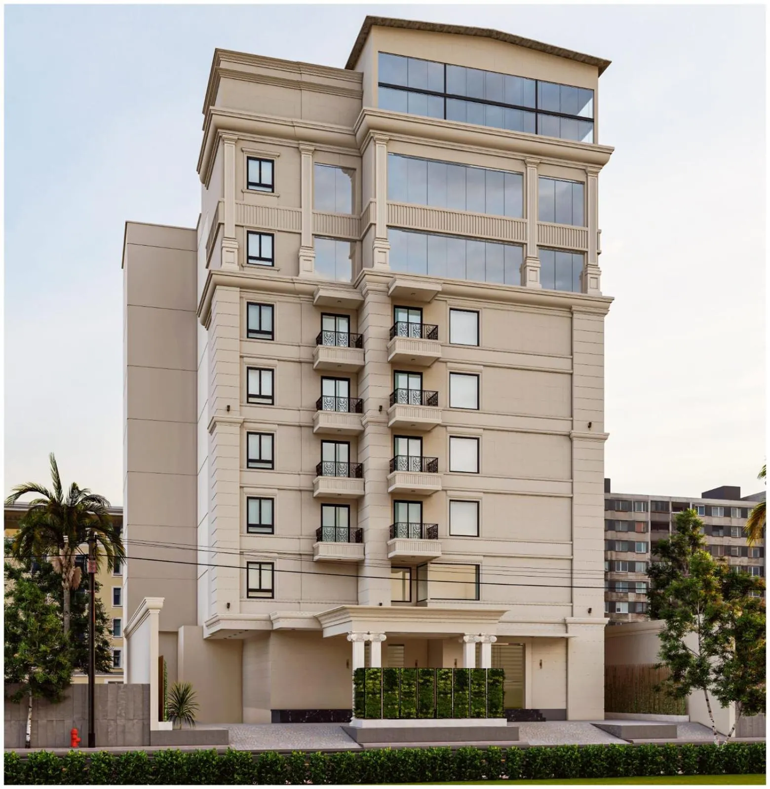 Property building in AK Castle Suites