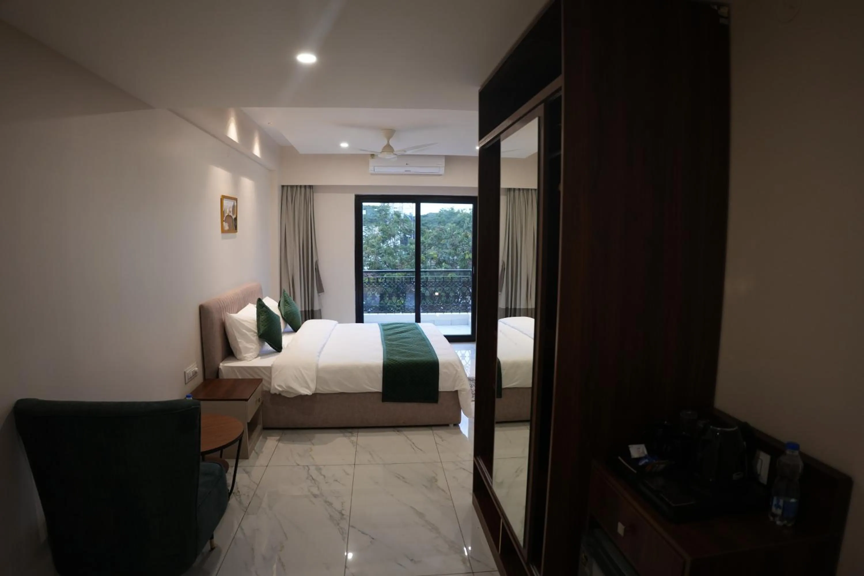 Bed in AK Castle Suites