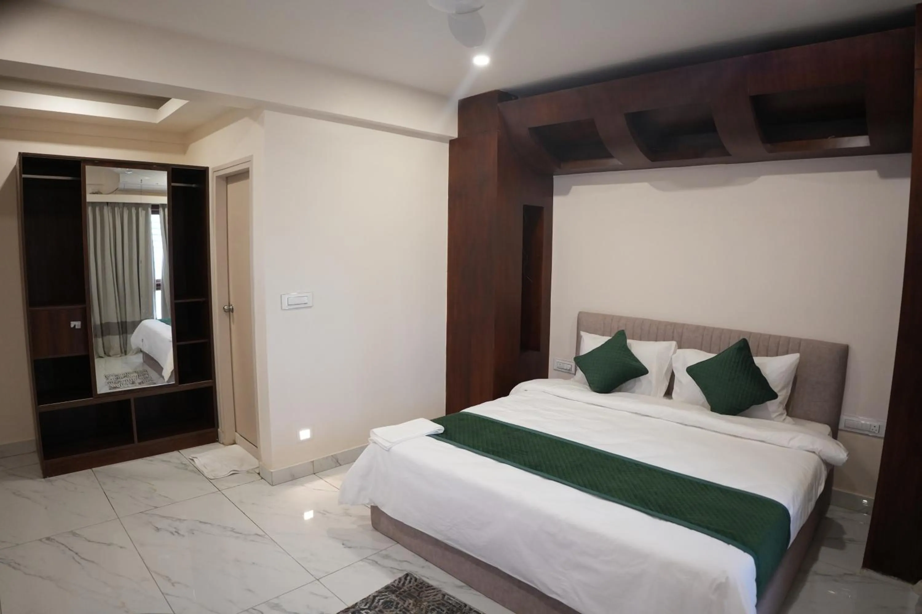 Bed in AK Castle Suites