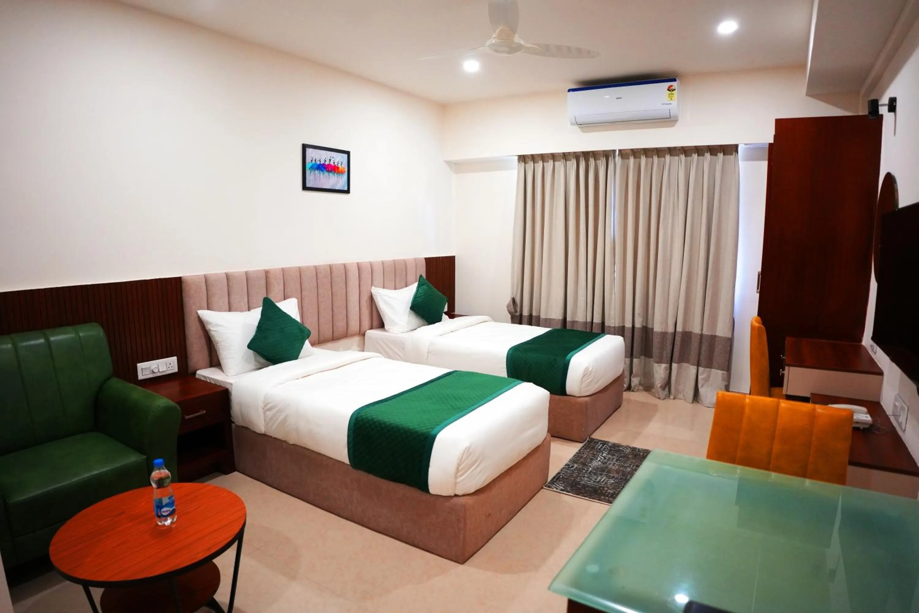 Bed in AK Castle Suites