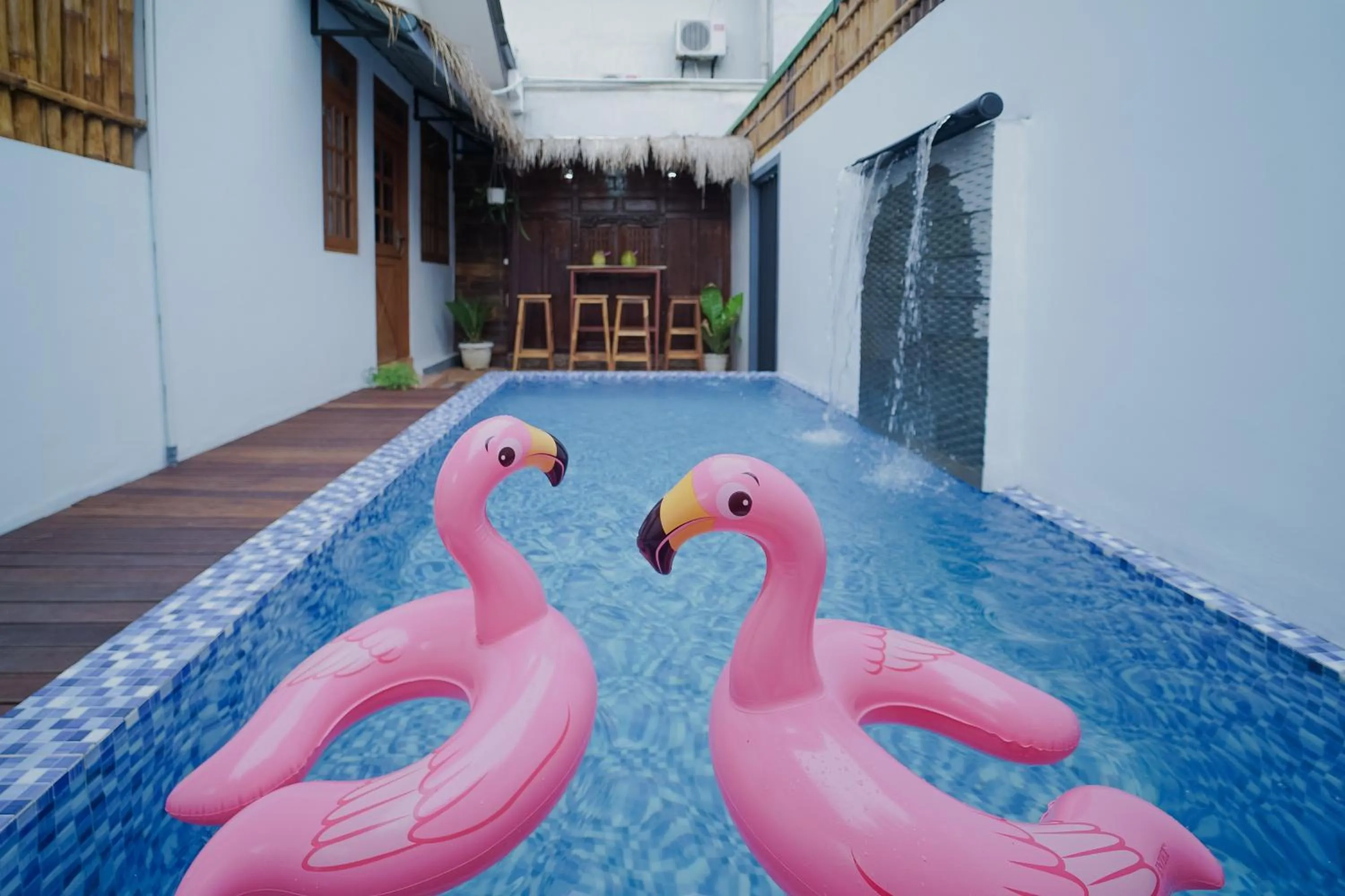 Pool view in Villa D'Maguwo Suites