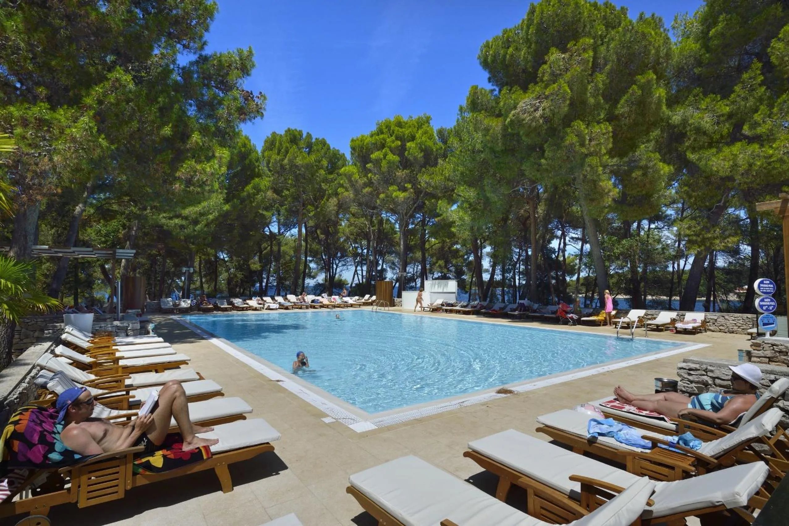 Swimming pool in Apartments Galijot Plava Laguna