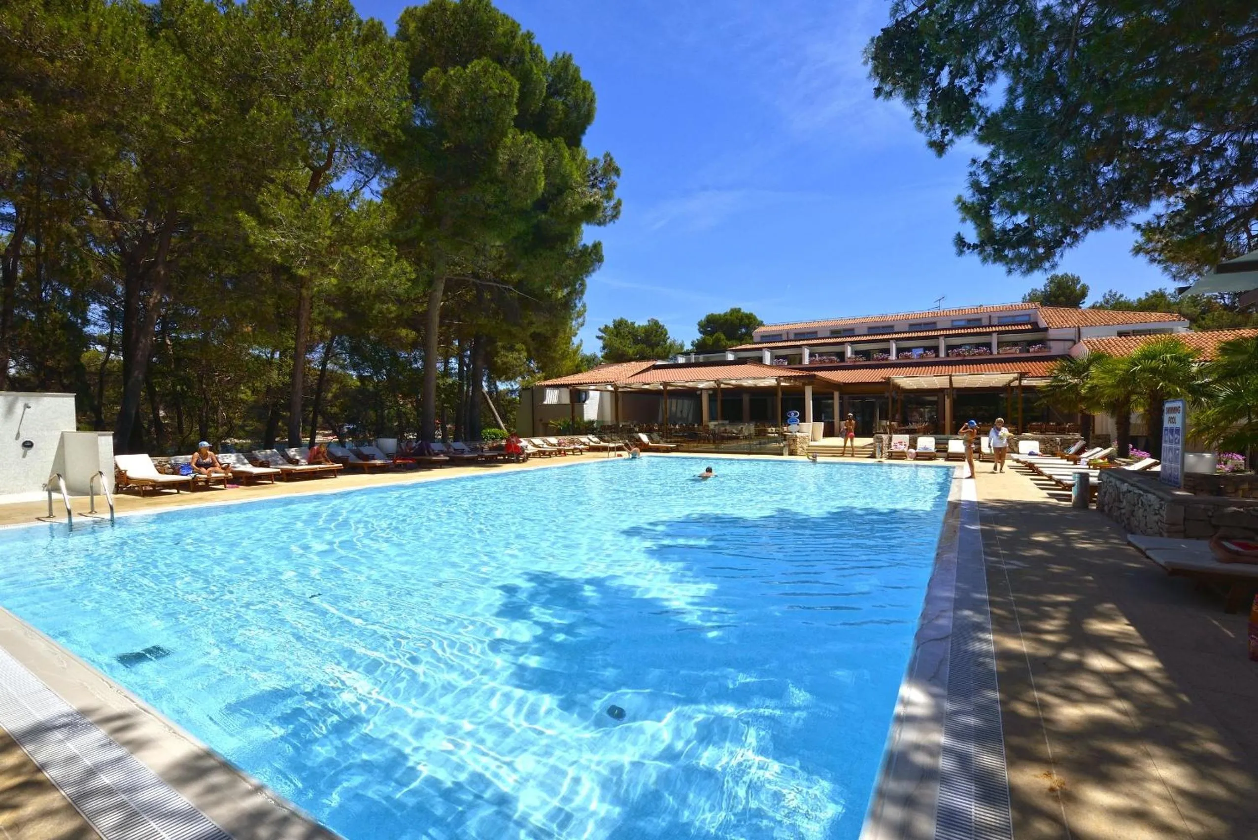 Swimming pool in Apartments Galijot Plava Laguna