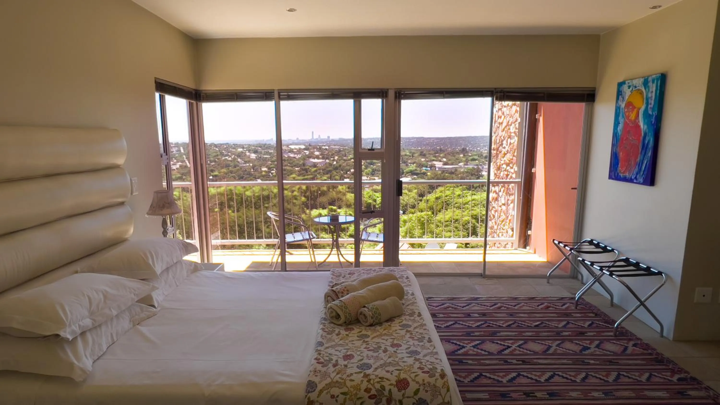 Balcony/Terrace, Bed in Orangerie Guest House