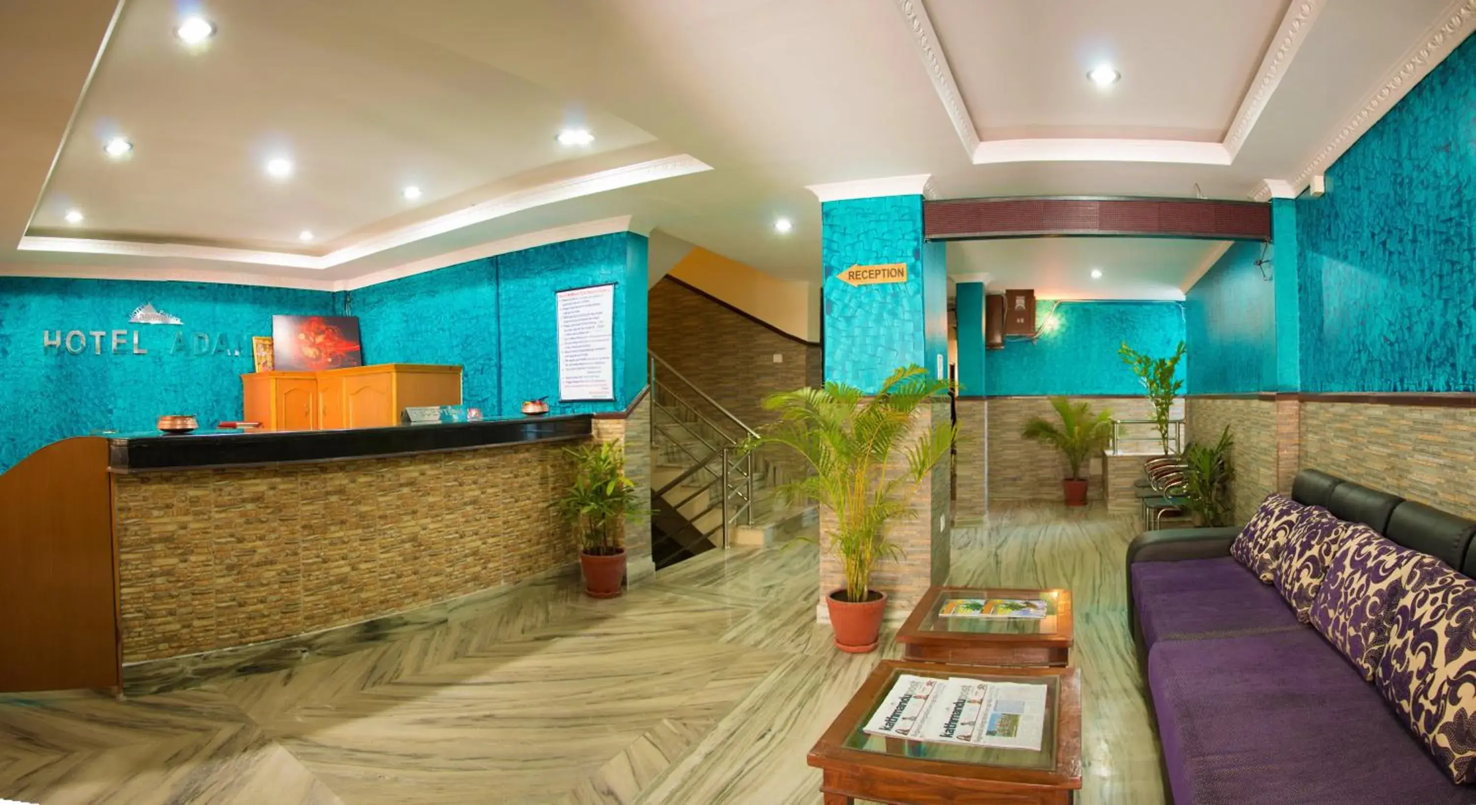 Lobby or reception in Hotel Adam Lobby or reception in Hotel Adam