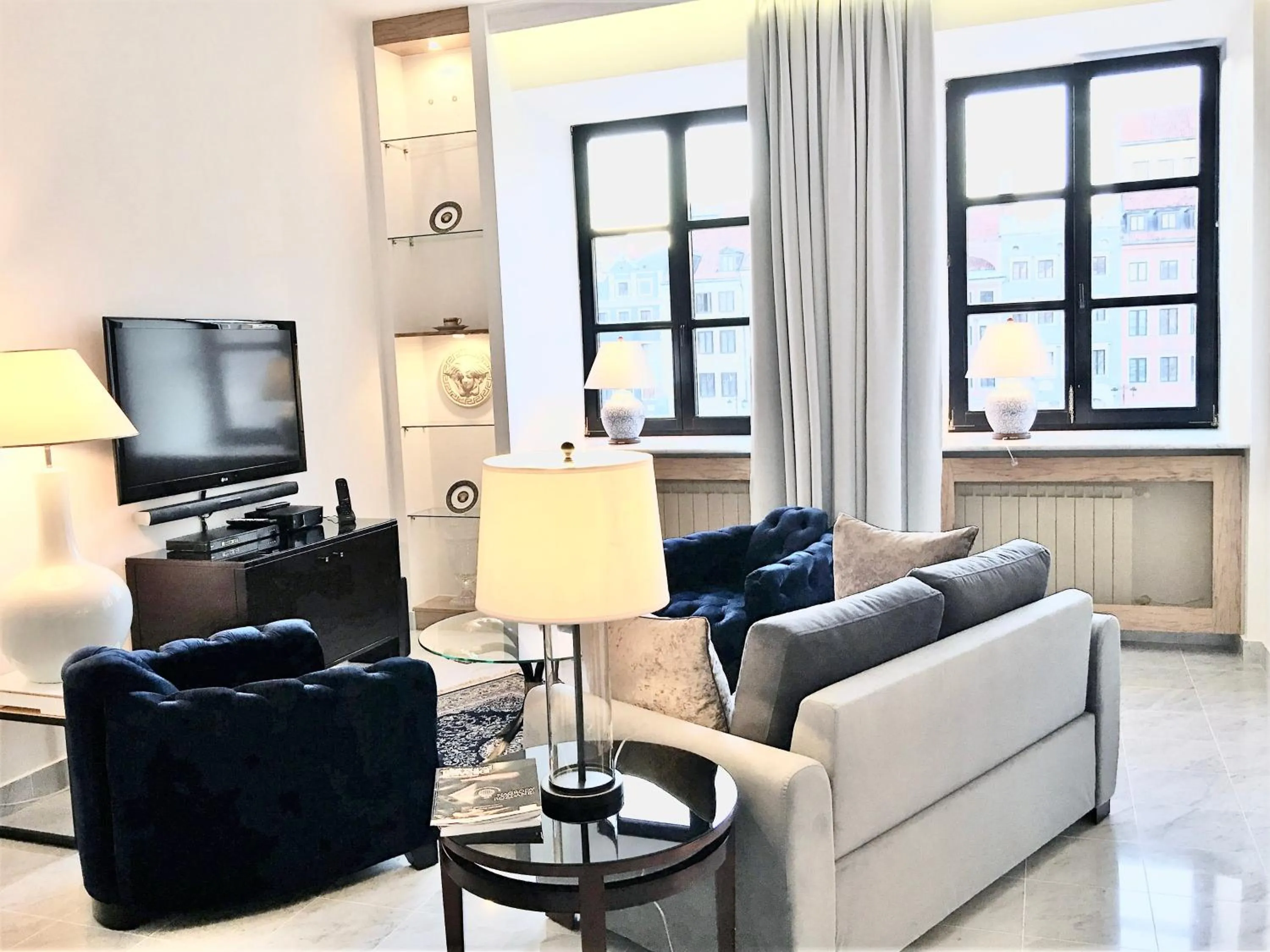 Living room in MONDRIAN Luxury Suites & Apartments Market Square IV