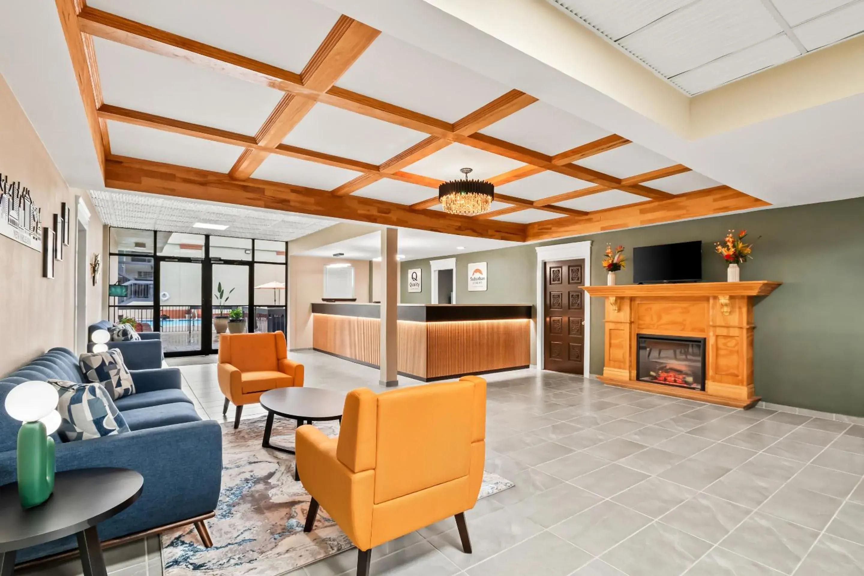 Lobby or reception in Quality Inn Harvey - New Orleans Lobby or reception in Quality Inn Harvey - New Orleans