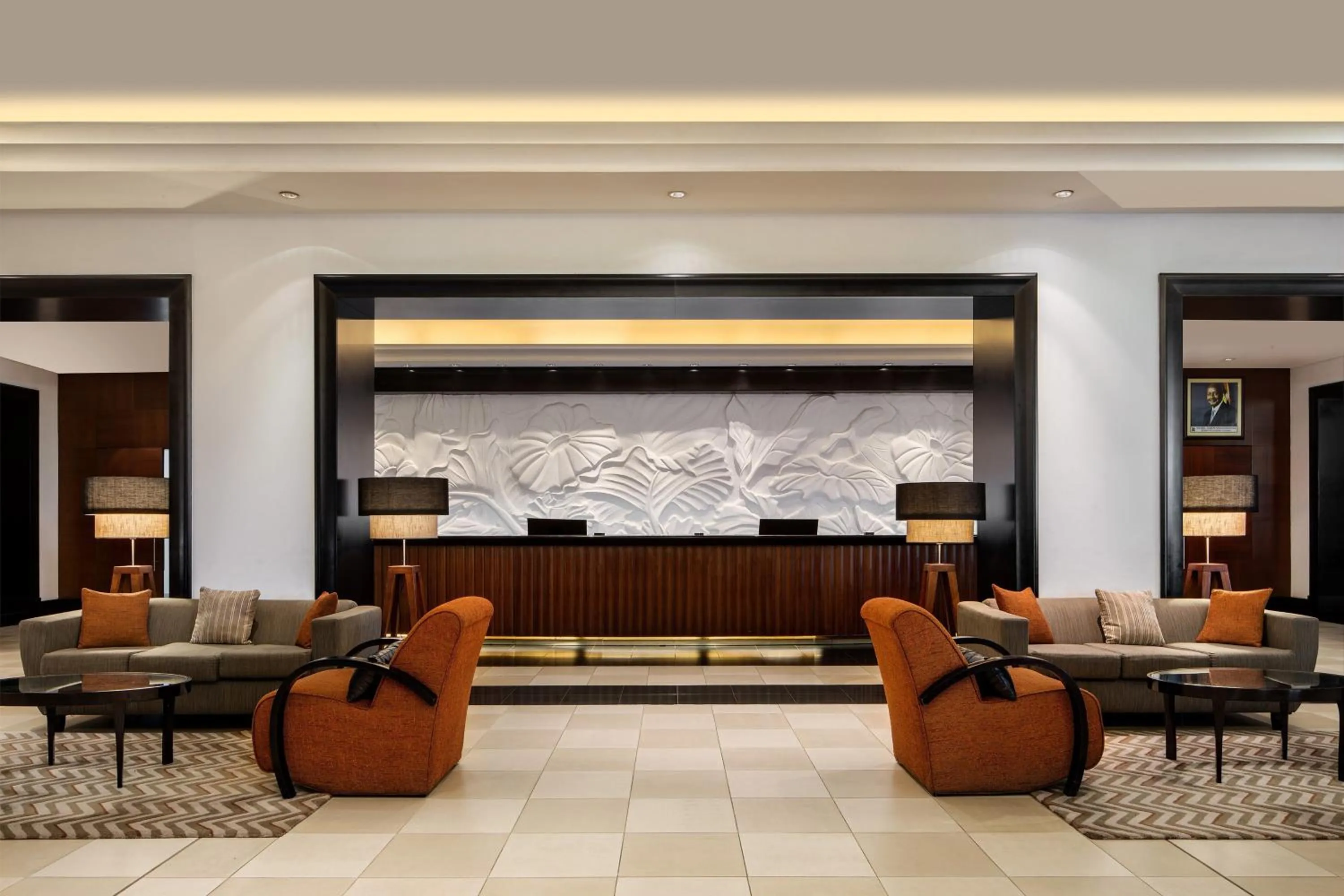 Lobby or reception in Sheraton Kampala Hotel
