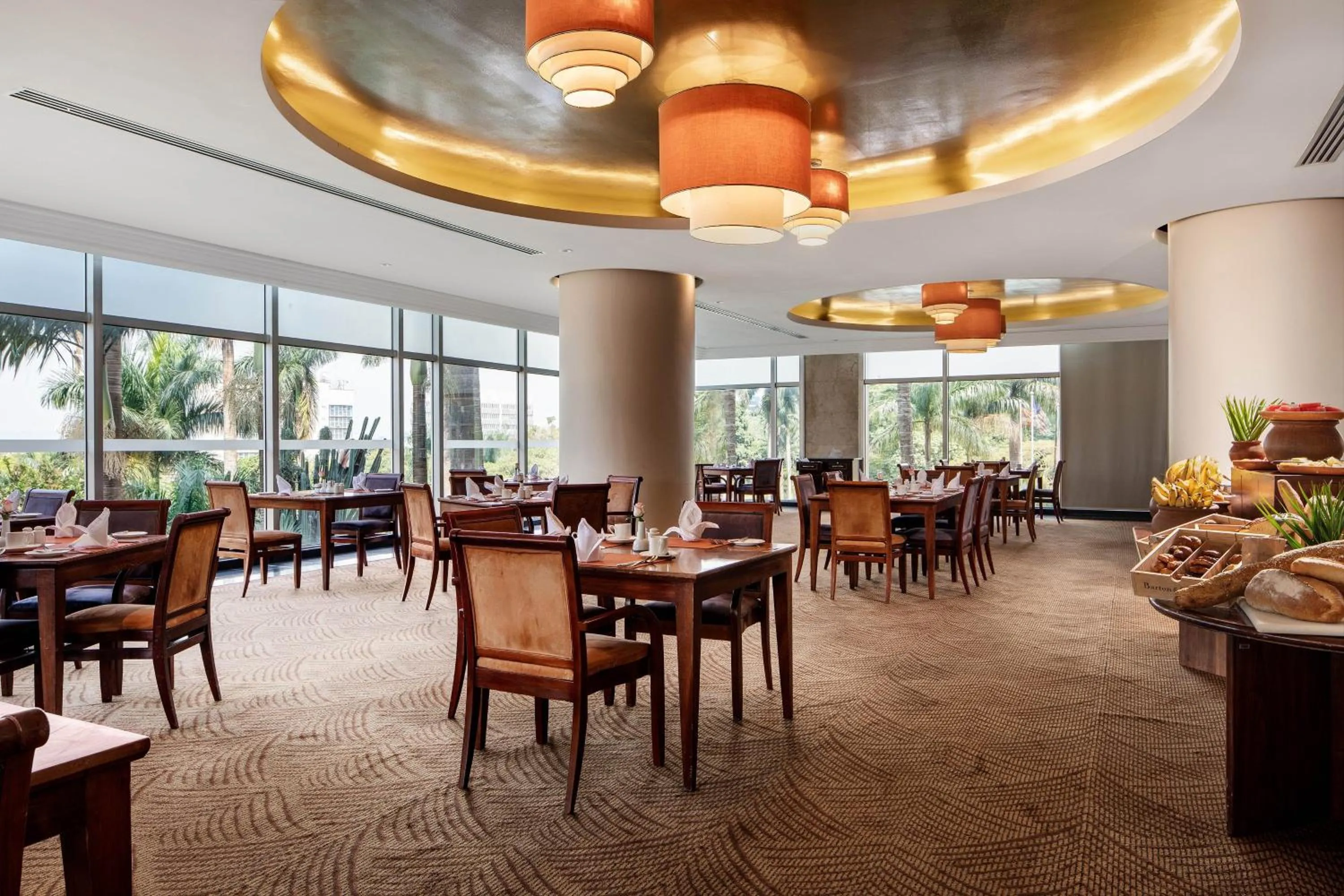 Breakfast in Sheraton Kampala Hotel