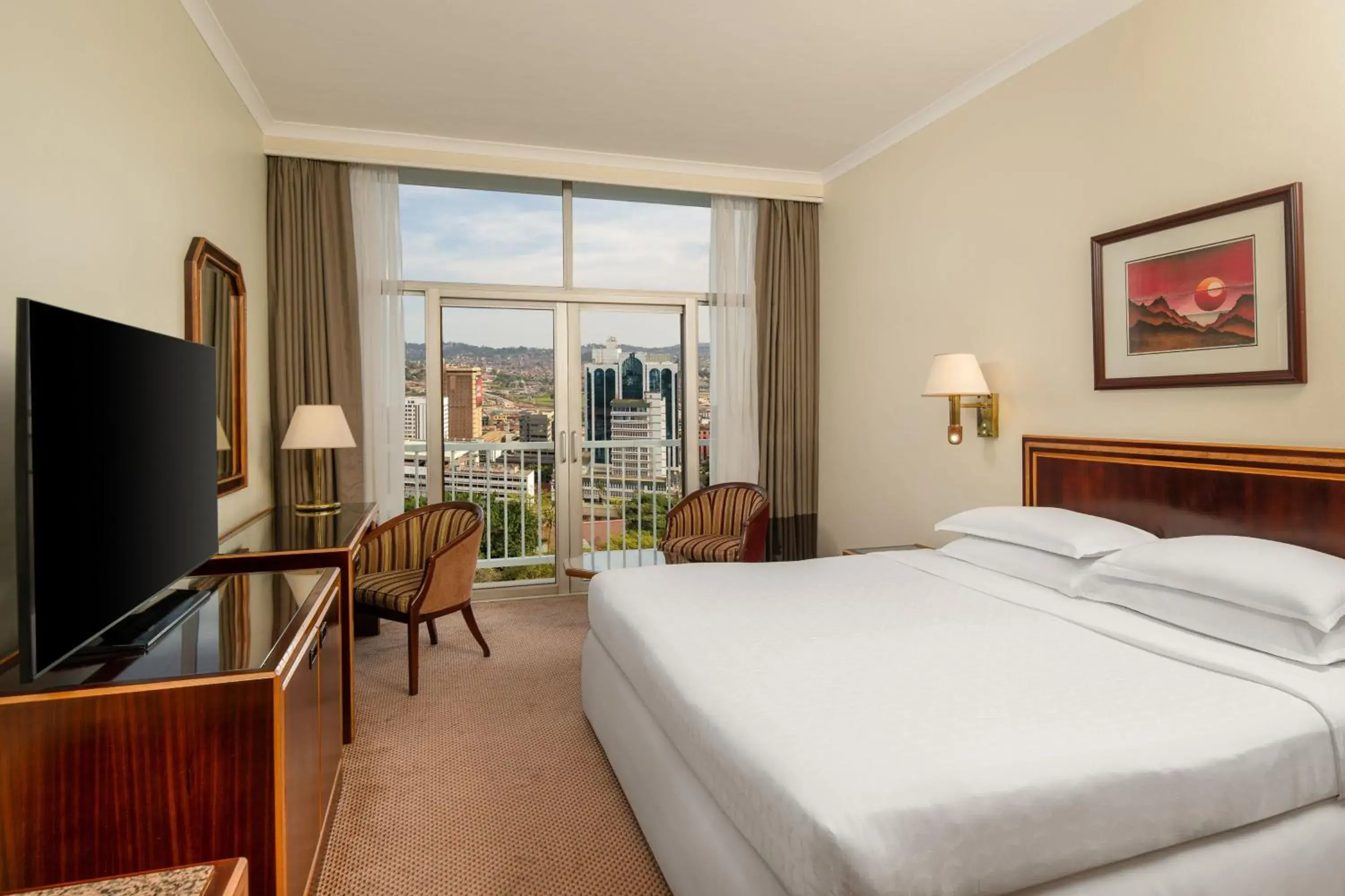 Standard King, Guest room, 1 King, Botanical Garden view in Sheraton Kampala Hotel Standard King, Guest room, 1 King, Botanical Garden view in Sheraton Kampala Hotel