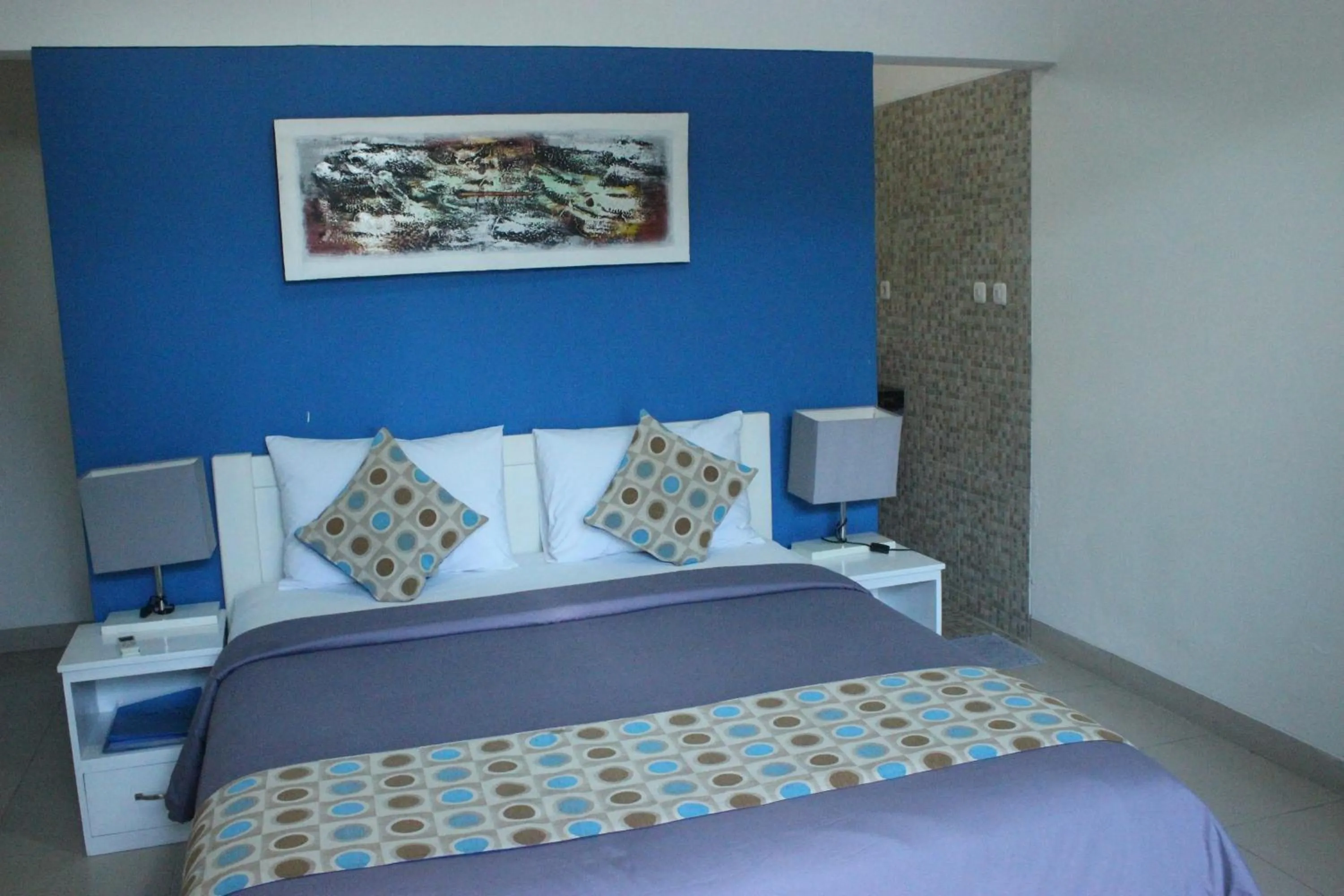 Bed in Kartika Villas