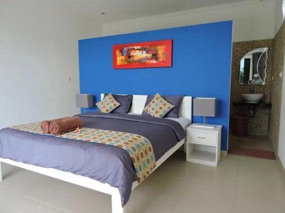 Bed in Kartika Villas