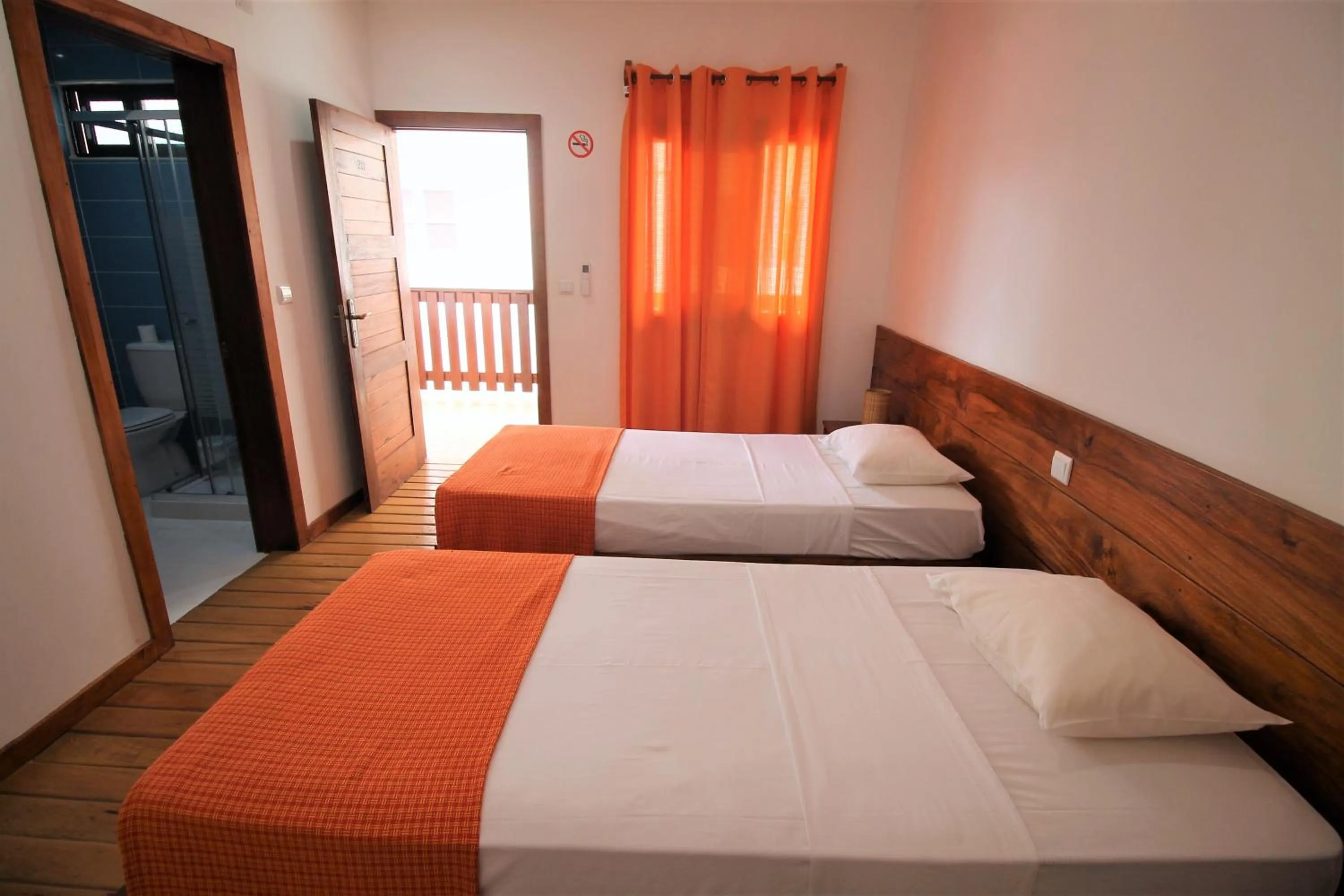 Bed in Sweet Guest House