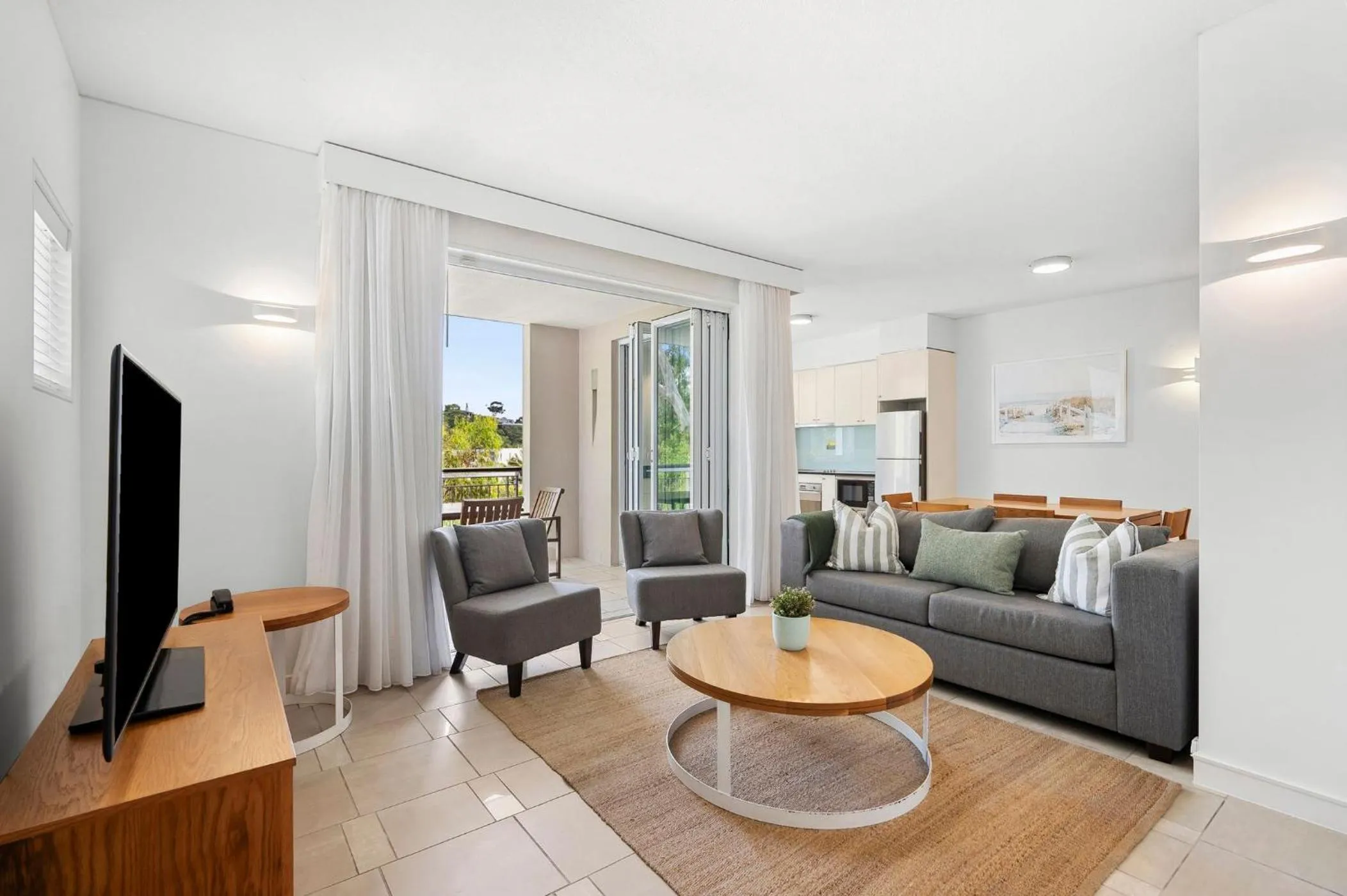 Living room in Hastings Suites by Stay Noosa
