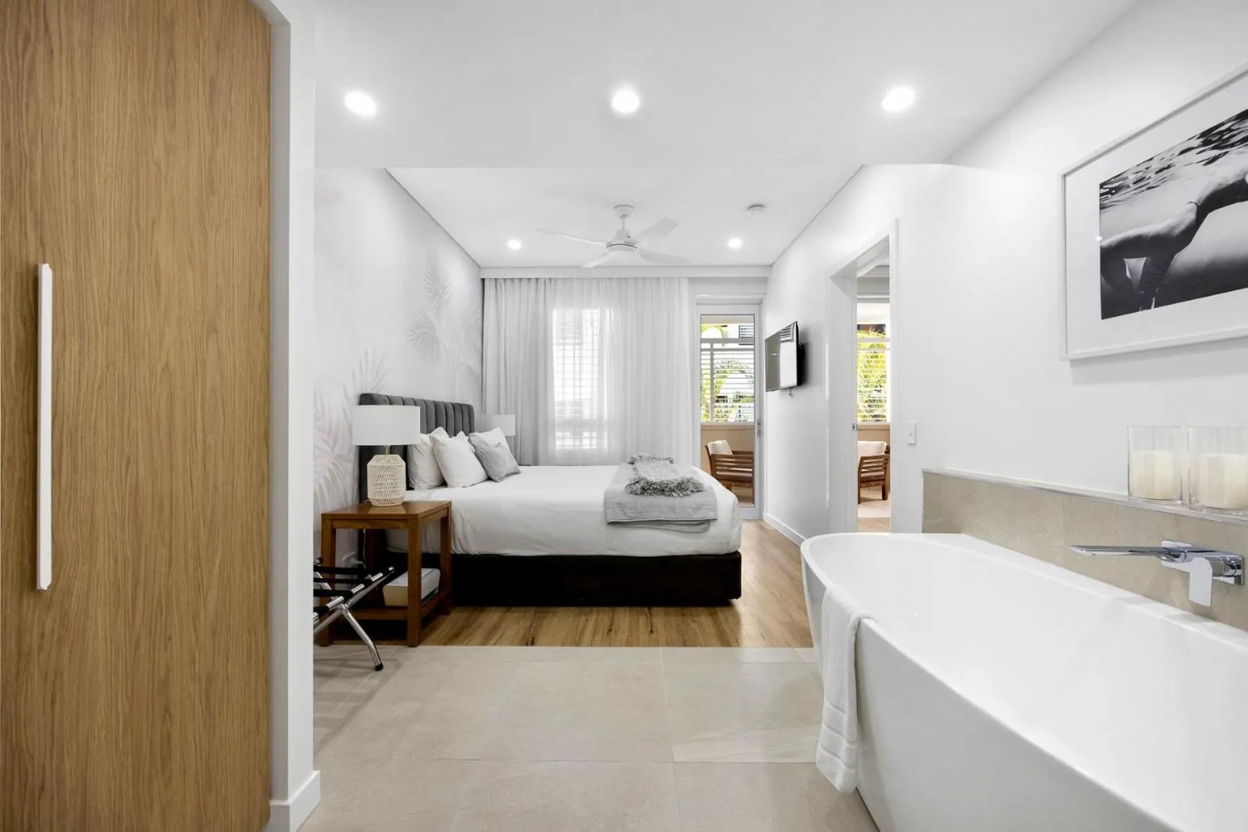 Bed in Hastings Suites by Stay Noosa