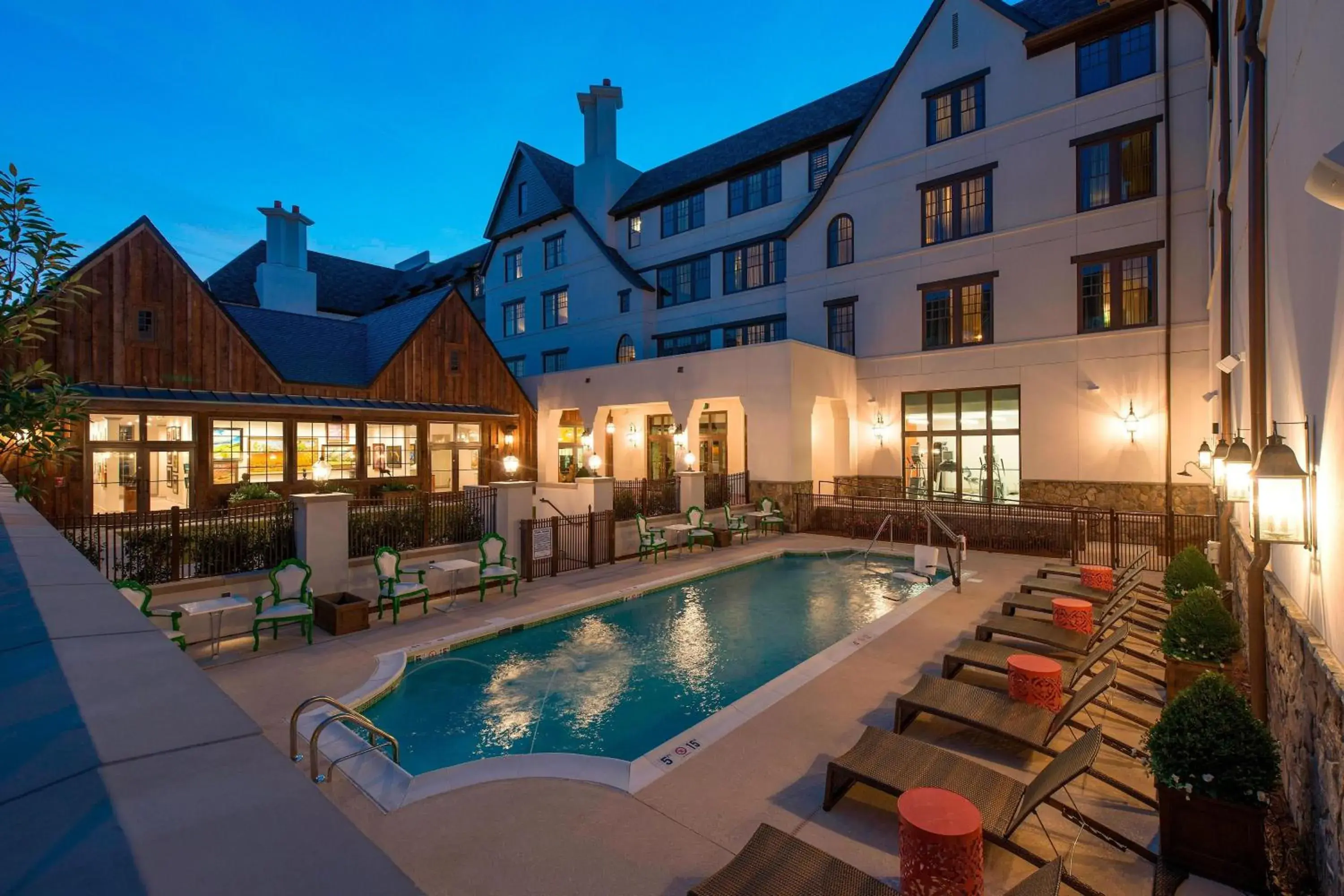 Swimming pool in Grand Bohemian Mountain Brook, Autograph Collection Swimming pool in Grand Bohemian Mountain Brook, Autograph Collection