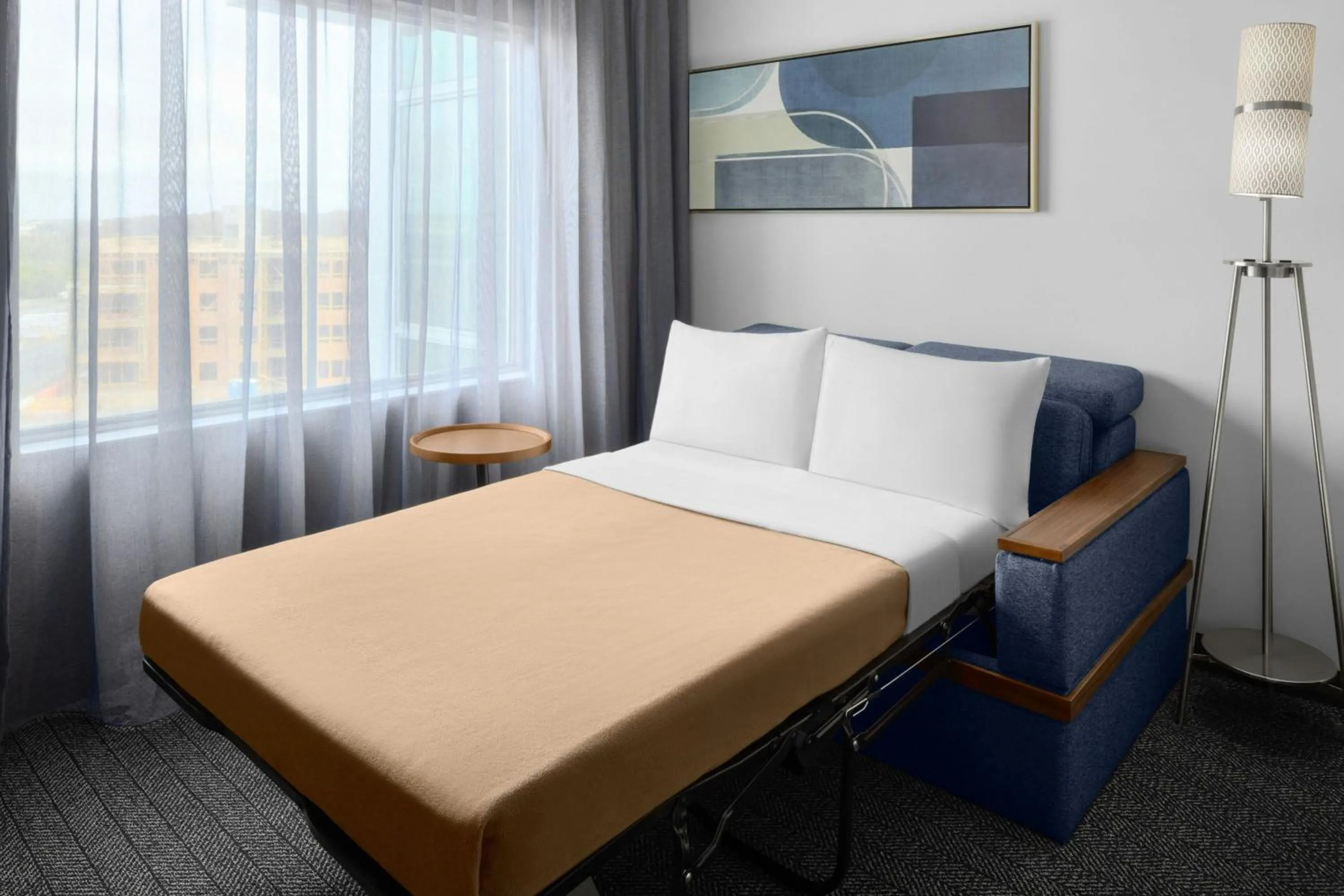 Photo of the whole room, Bed in Courtyard by Marriott Orlando South/Grande Lakes Area