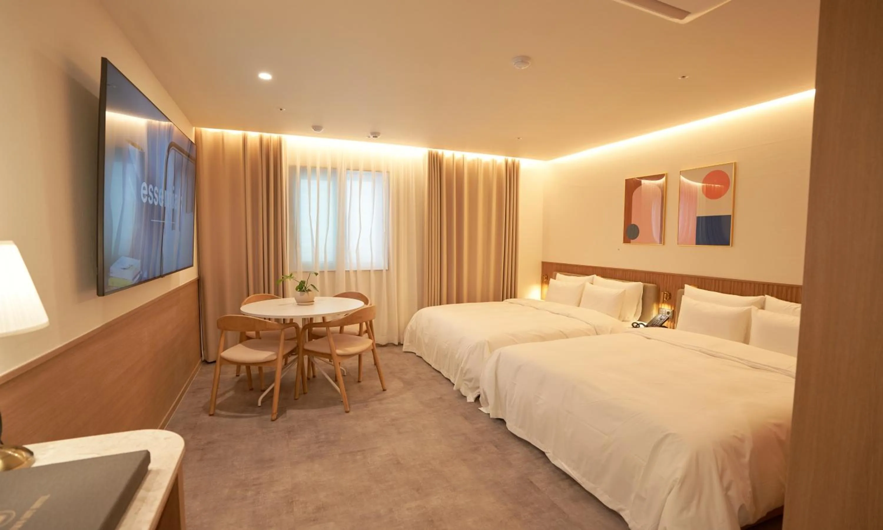 Bed in Brown Dot Hotel Gunsan Terminal Branch