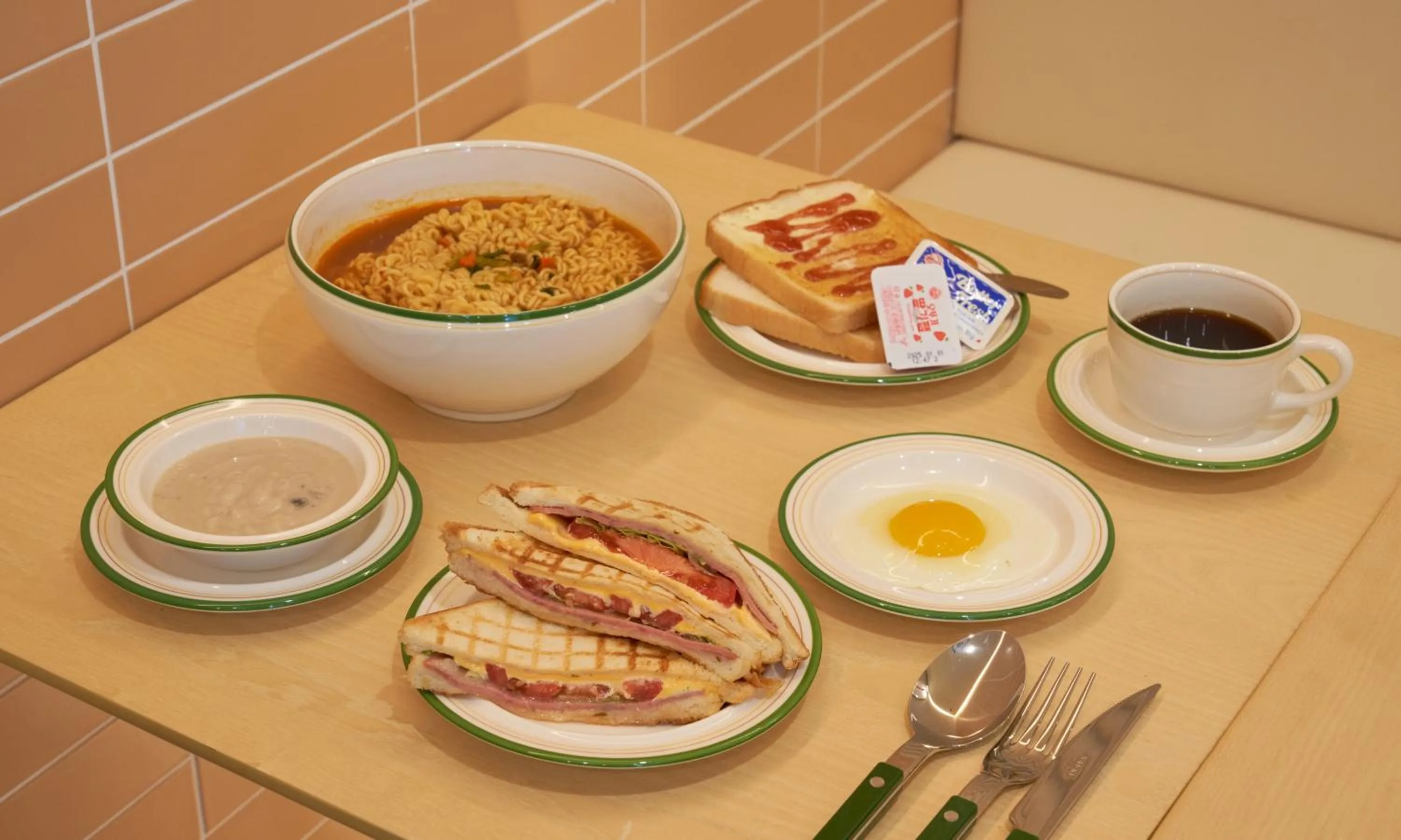 Breakfast in Brown Dot Hotel Gunsan Terminal Branch