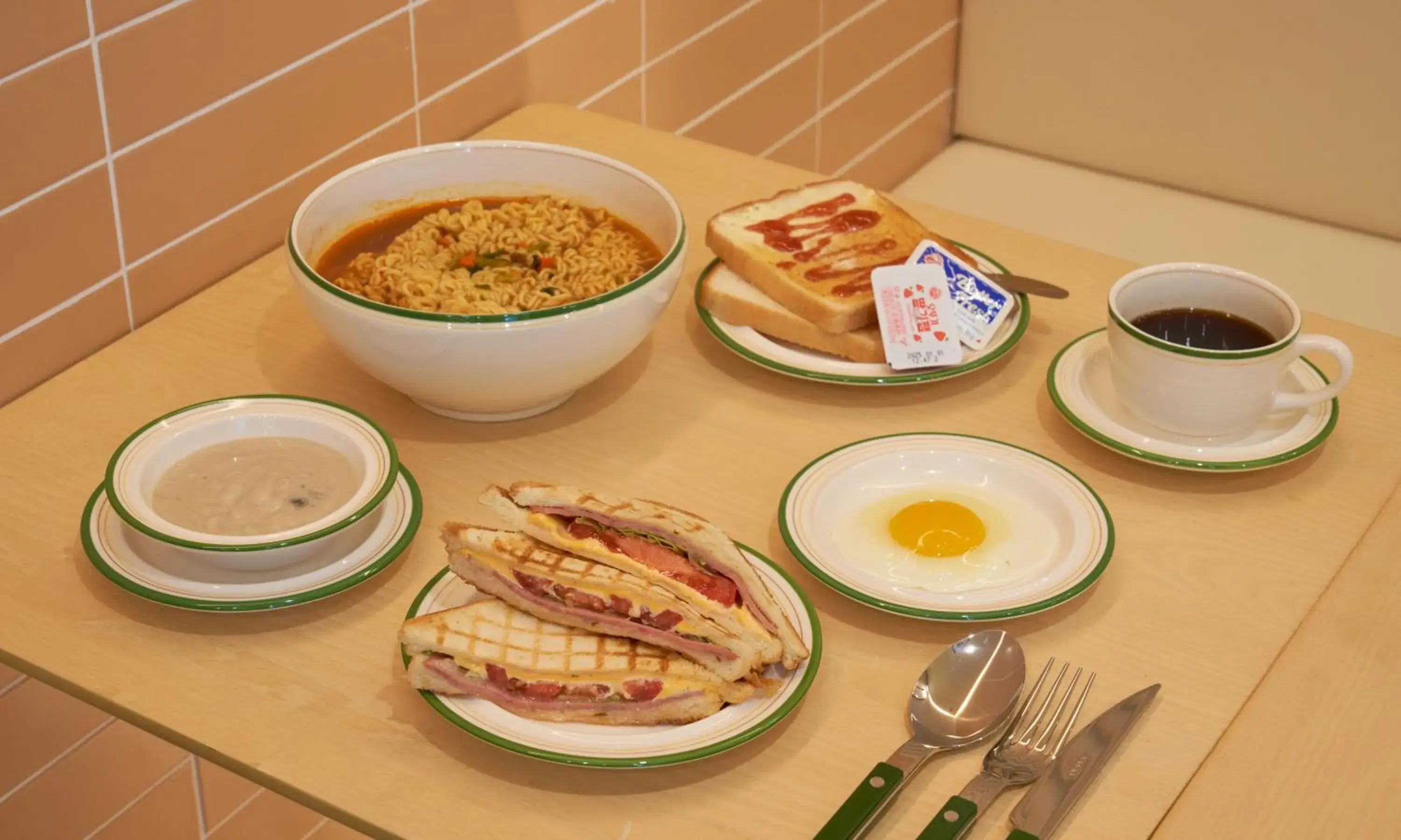 Breakfast in Brown Dot Hotel Gunsan Terminal Branch Breakfast in Brown Dot Hotel Gunsan Terminal Branch