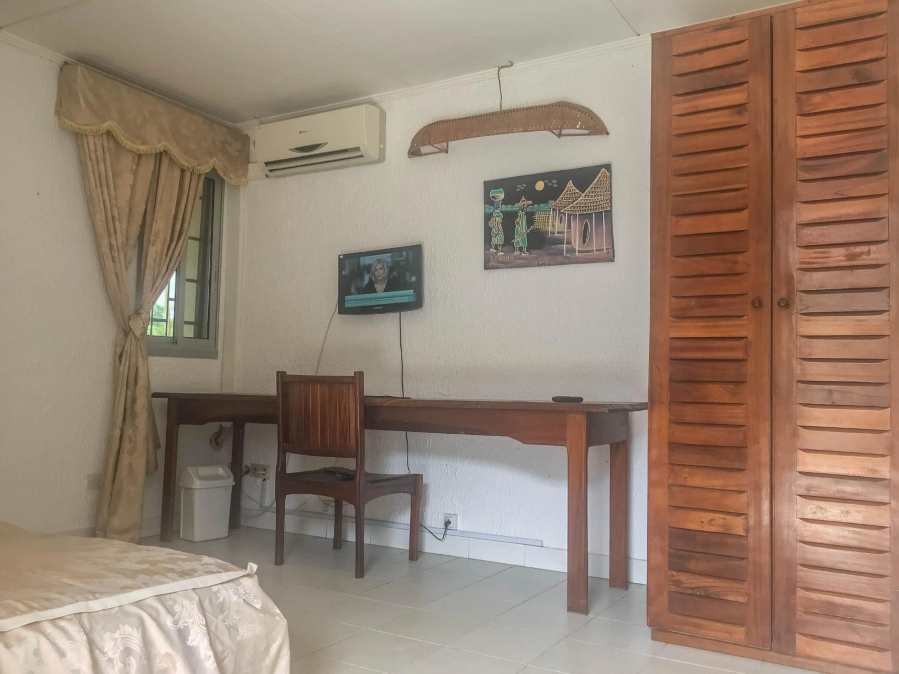 Bed in Hôtel Framotel Kribi