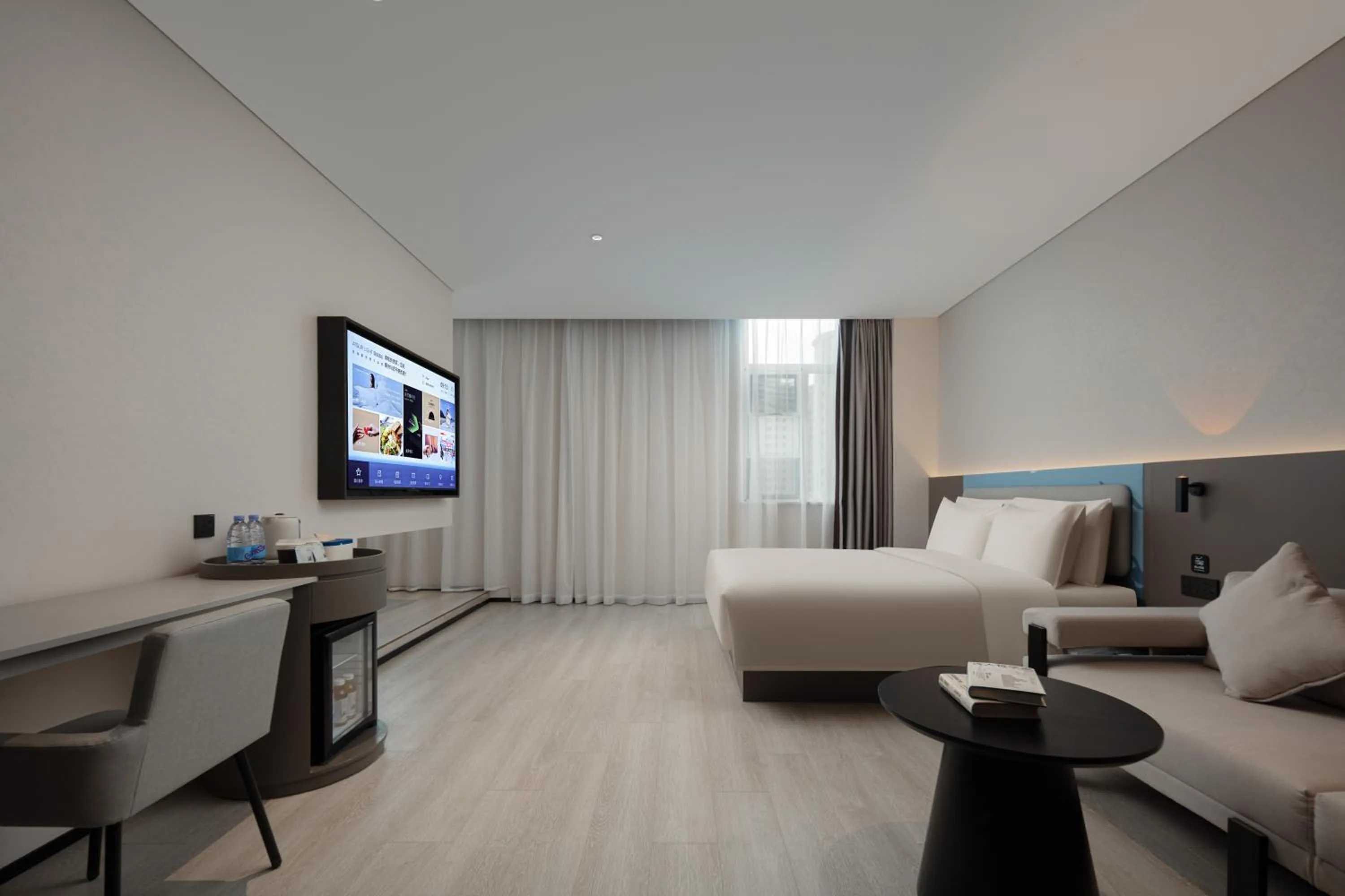 Bed in Atour Light Hotel Shanghai Minhang Jingxi Road