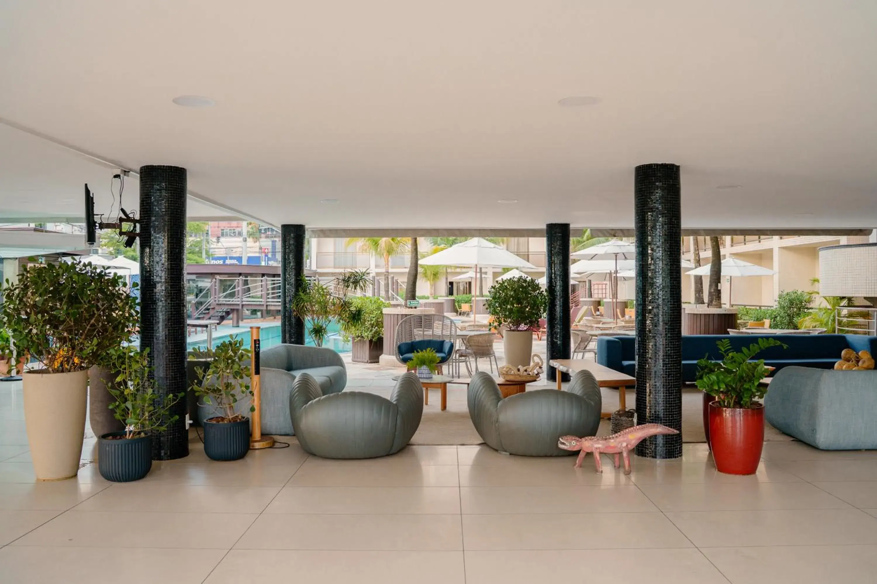 Lobby or reception in Afago Mareiro Hotel Lobby or reception in Afago Mareiro Hotel