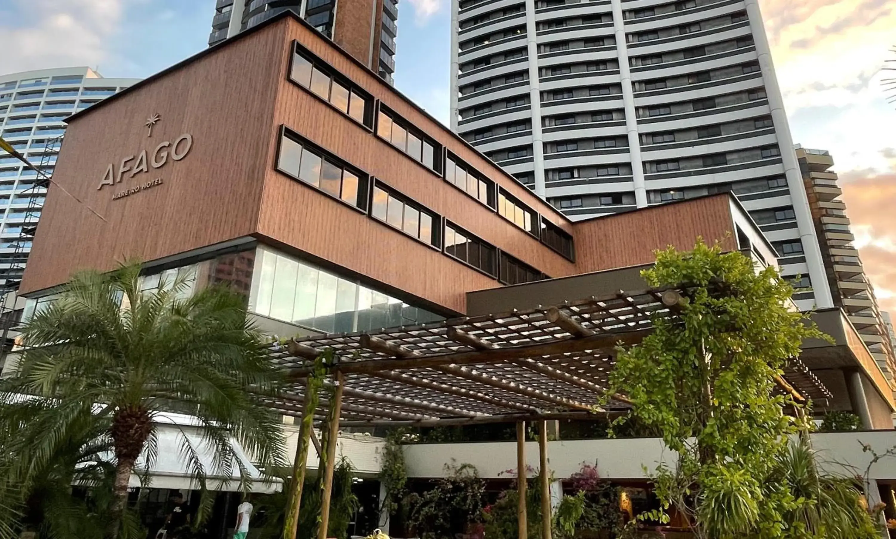 Property building in Afago Mareiro Hotel Property building in Afago Mareiro Hotel