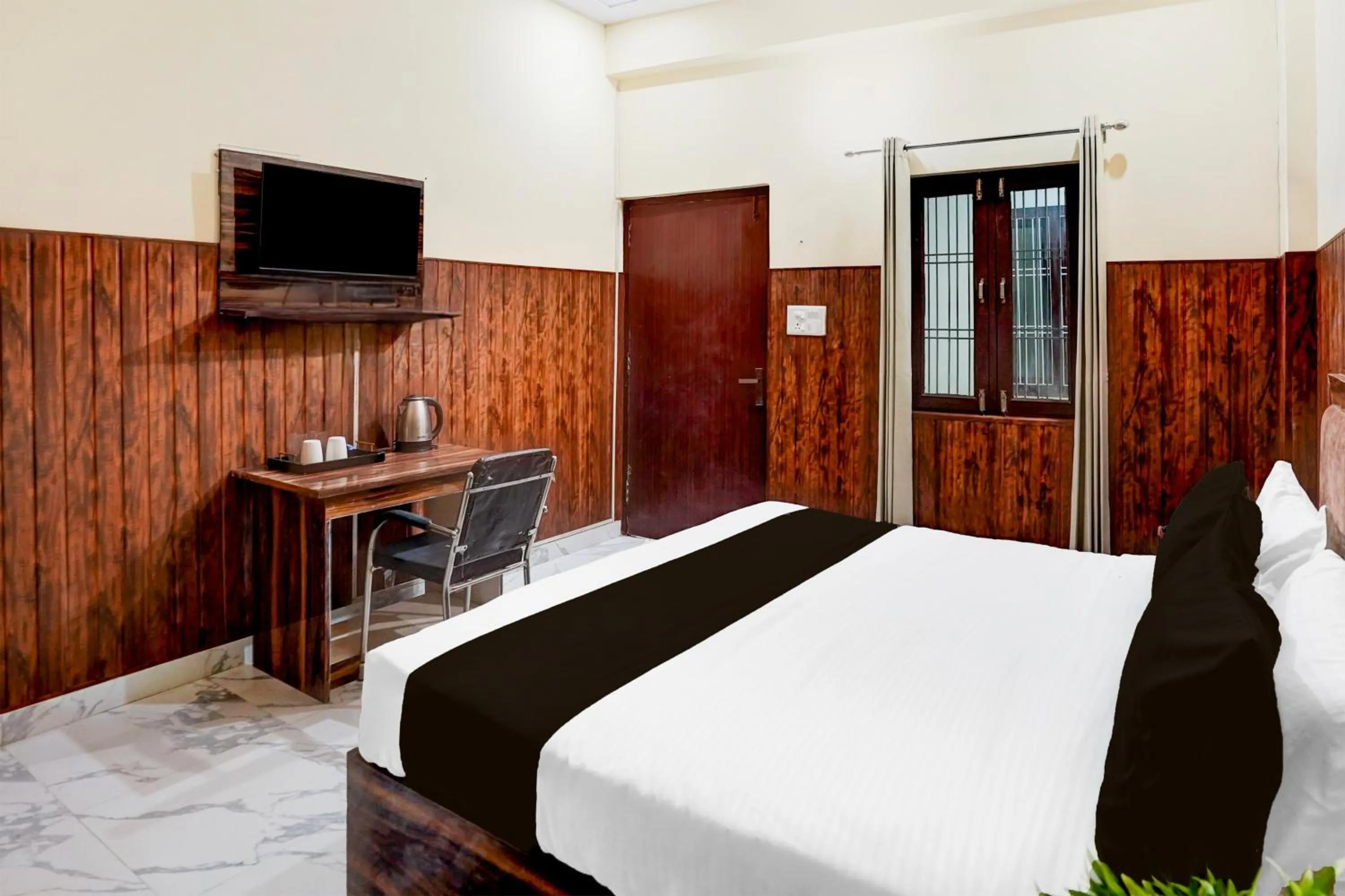 Bedroom, Bed in Collection O Govind Vihar Matiyari Formerly Saffron