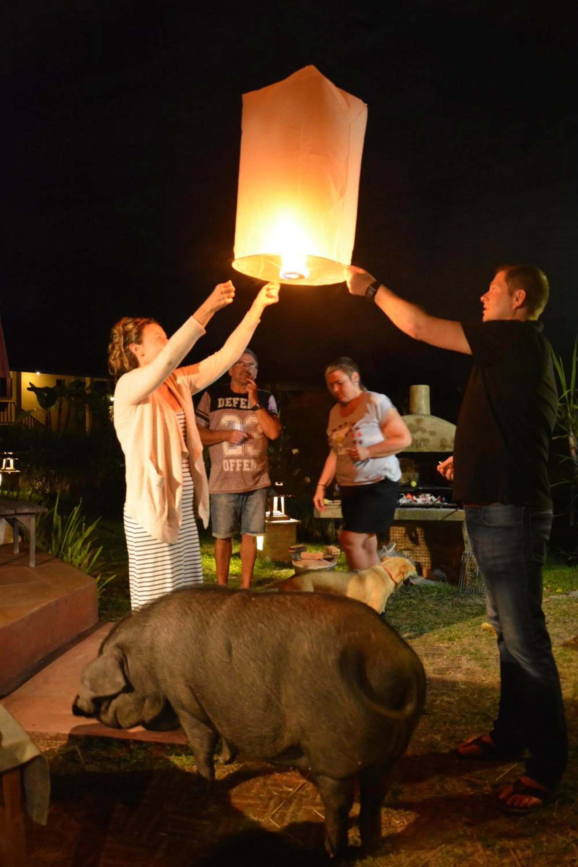 group of guests in Country Retreat