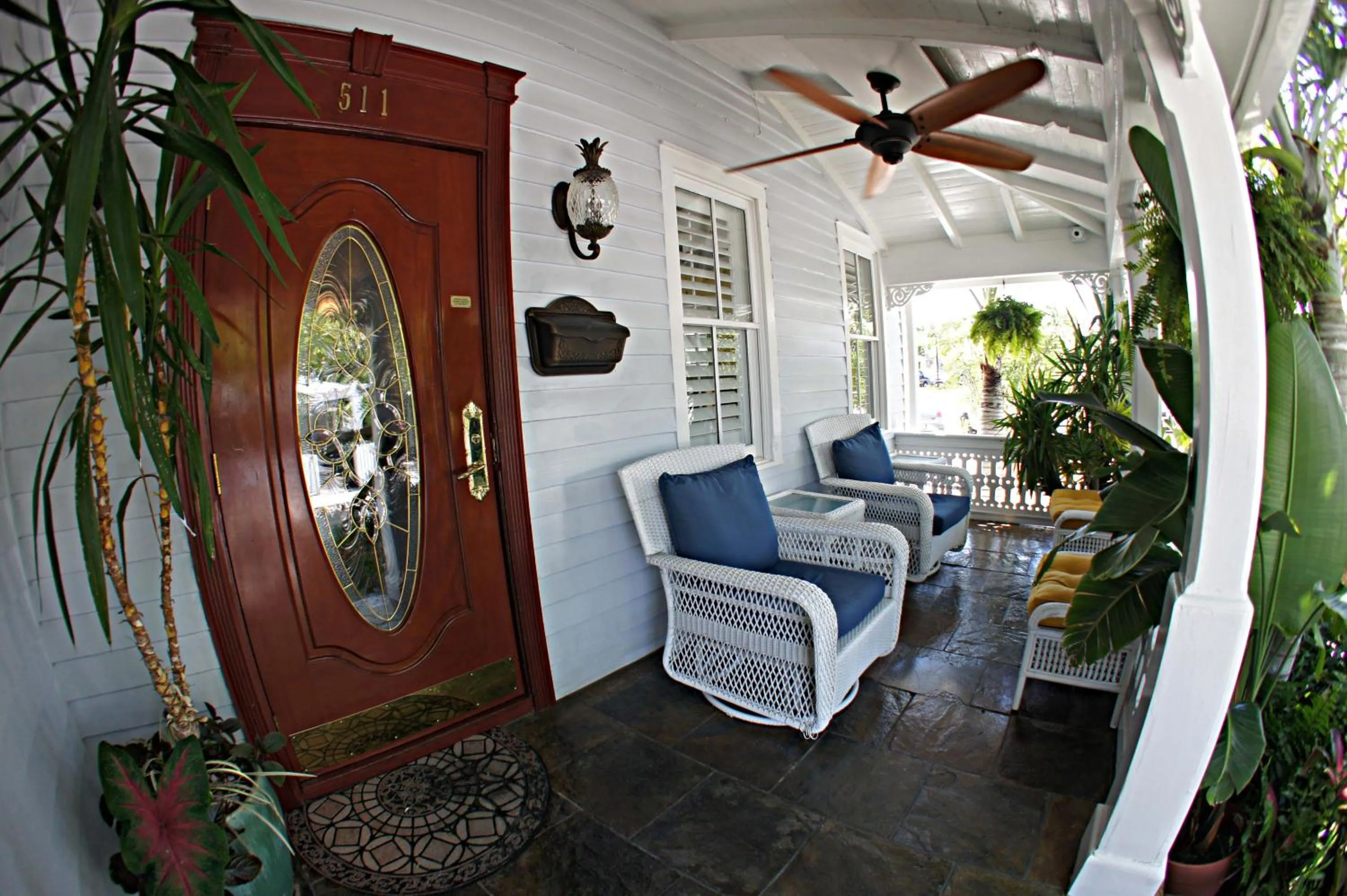 Patio in Duval Inn - Key West