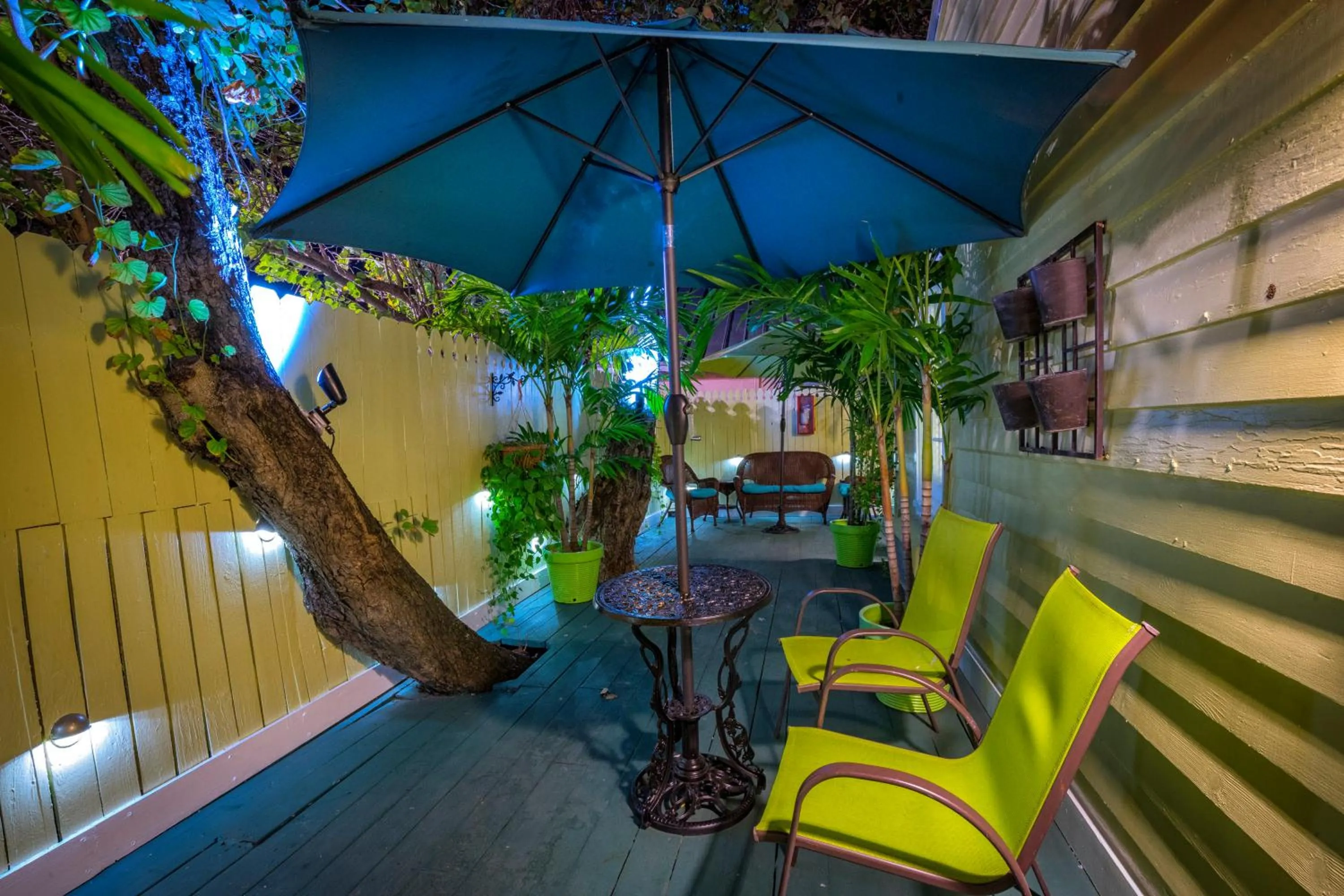 Patio in Duval Inn - Key West