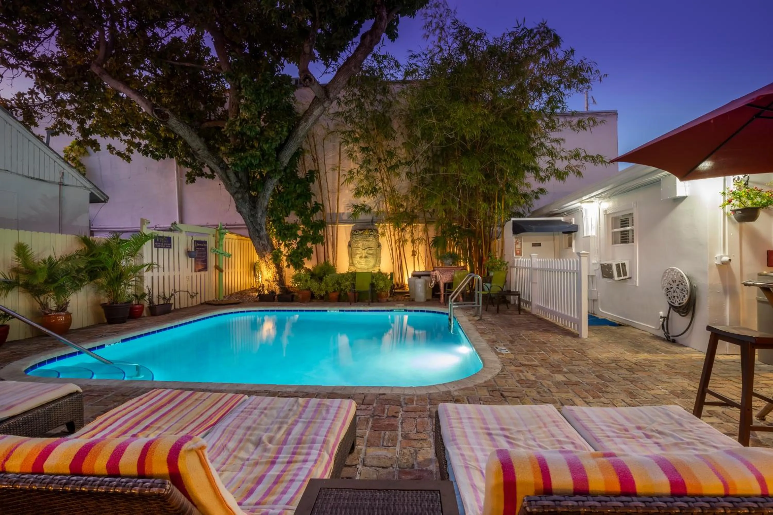 Swimming pool in Duval Inn - Key West