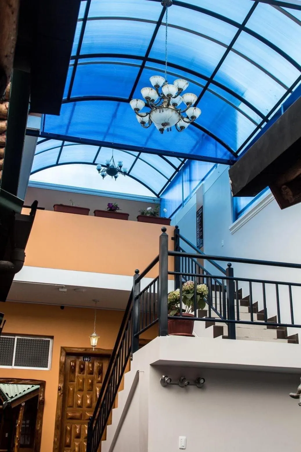 Balcony/Terrace in HOTEL El INDIO