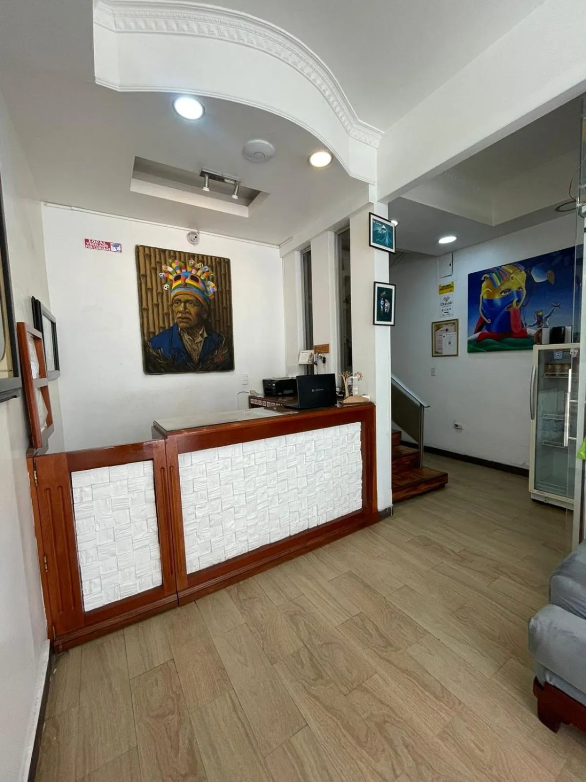 Lobby or reception in HOTEL El INDIO