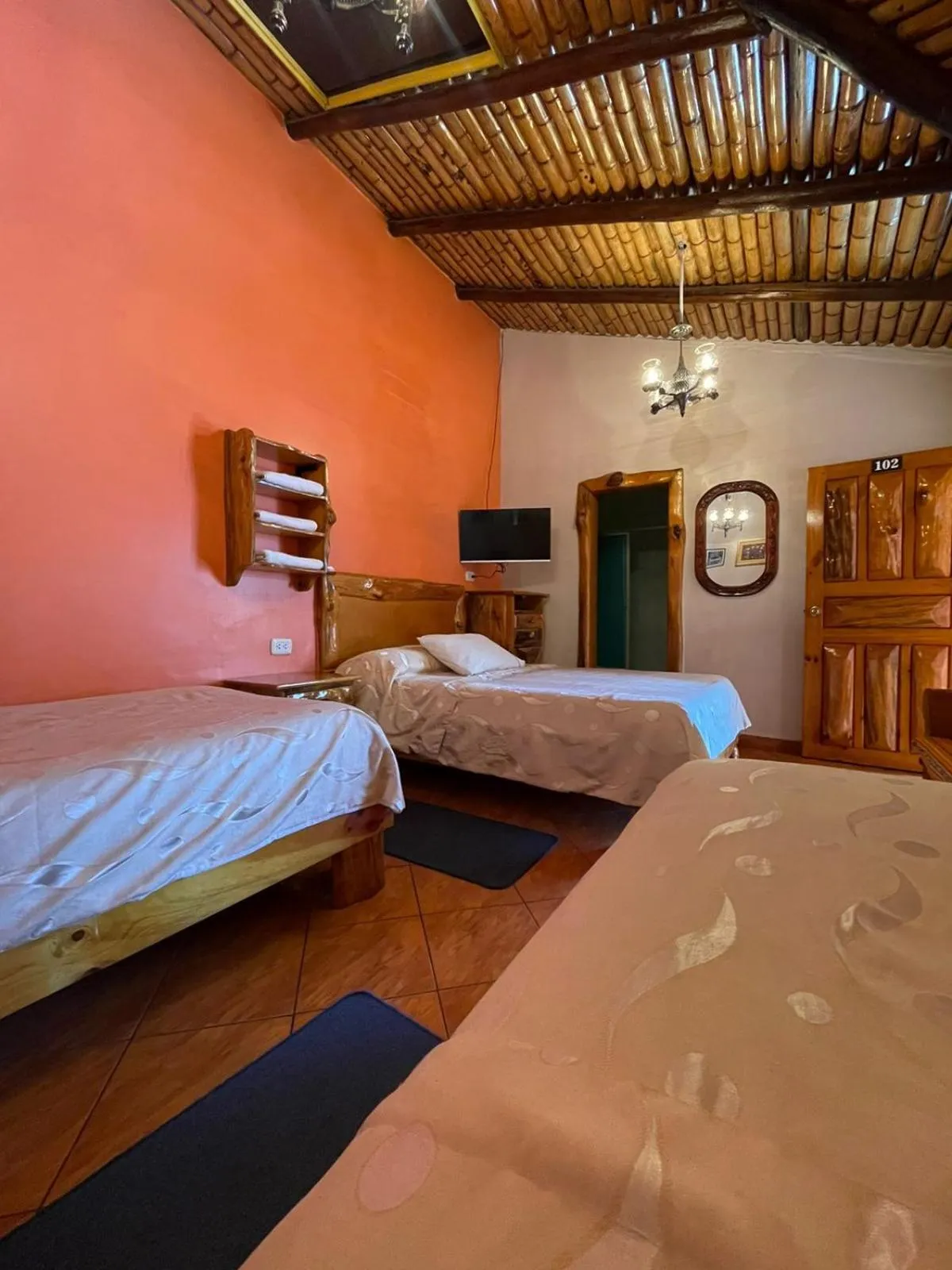 Bed in HOTEL El INDIO