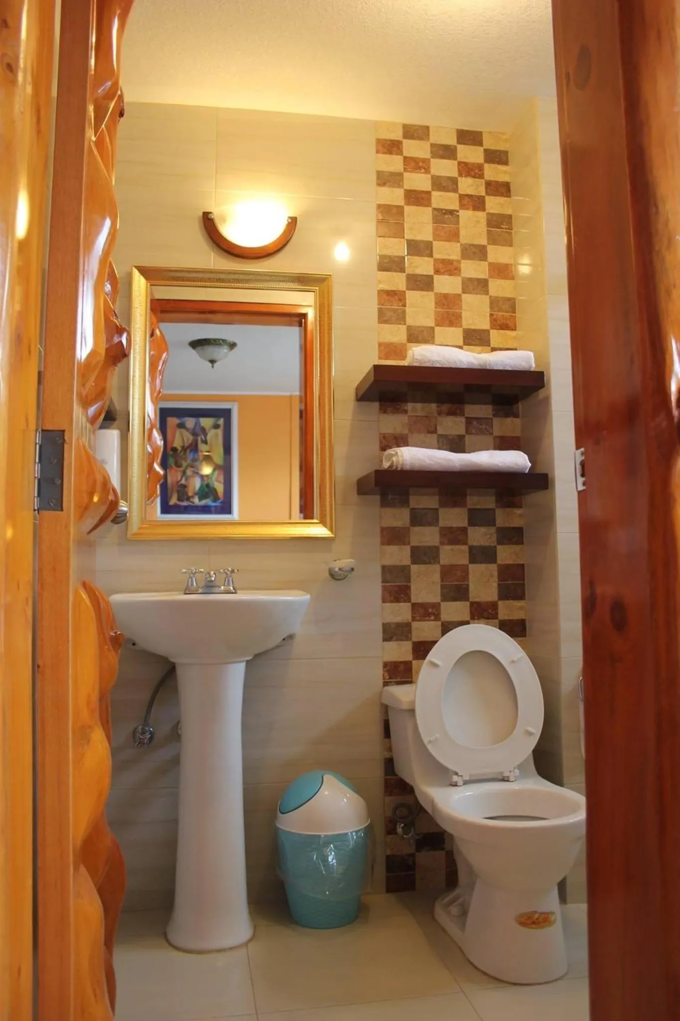 Toilet in HOTEL El INDIO