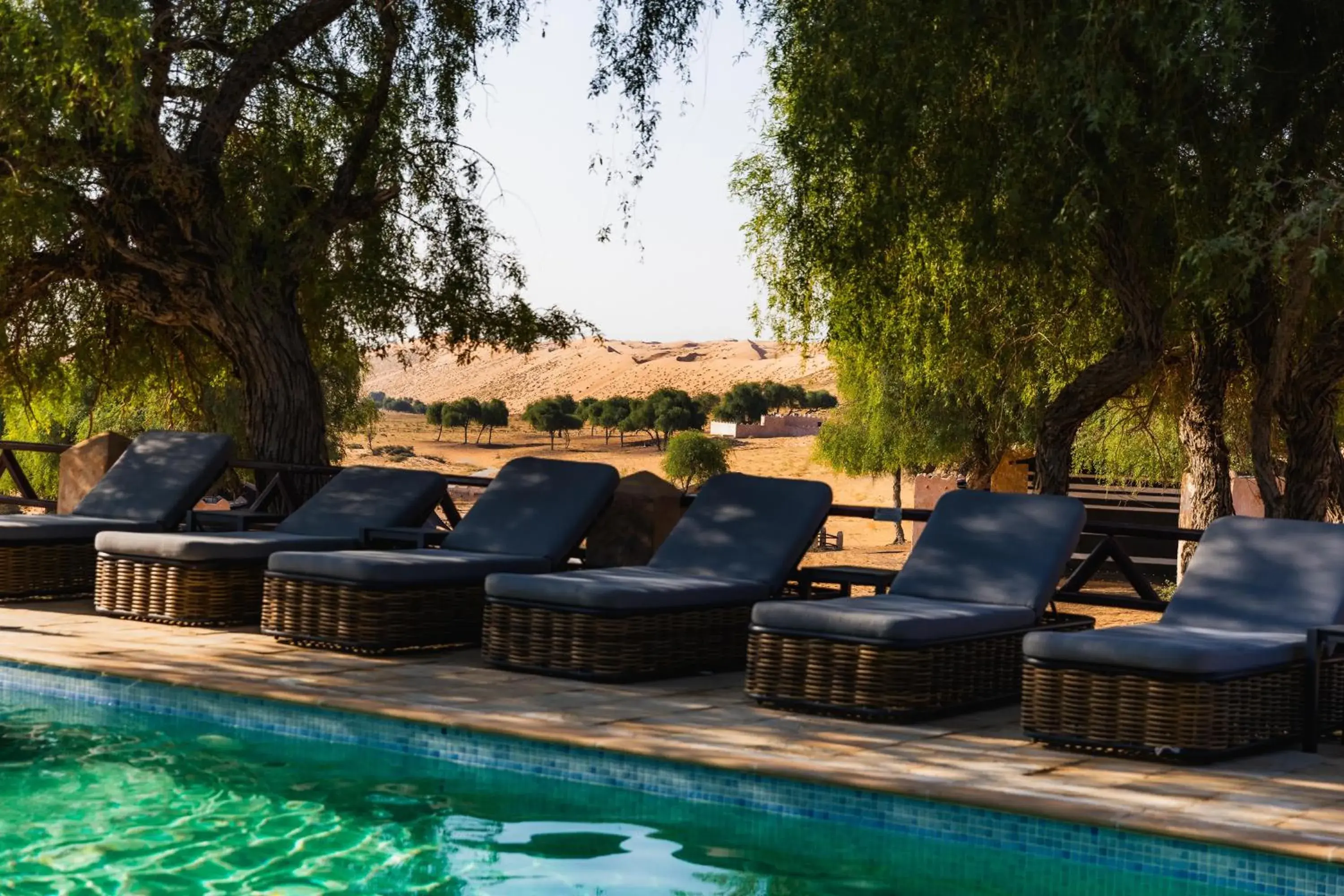 Swimming pool in Thousand Nights Camp Swimming pool in Thousand Nights Camp