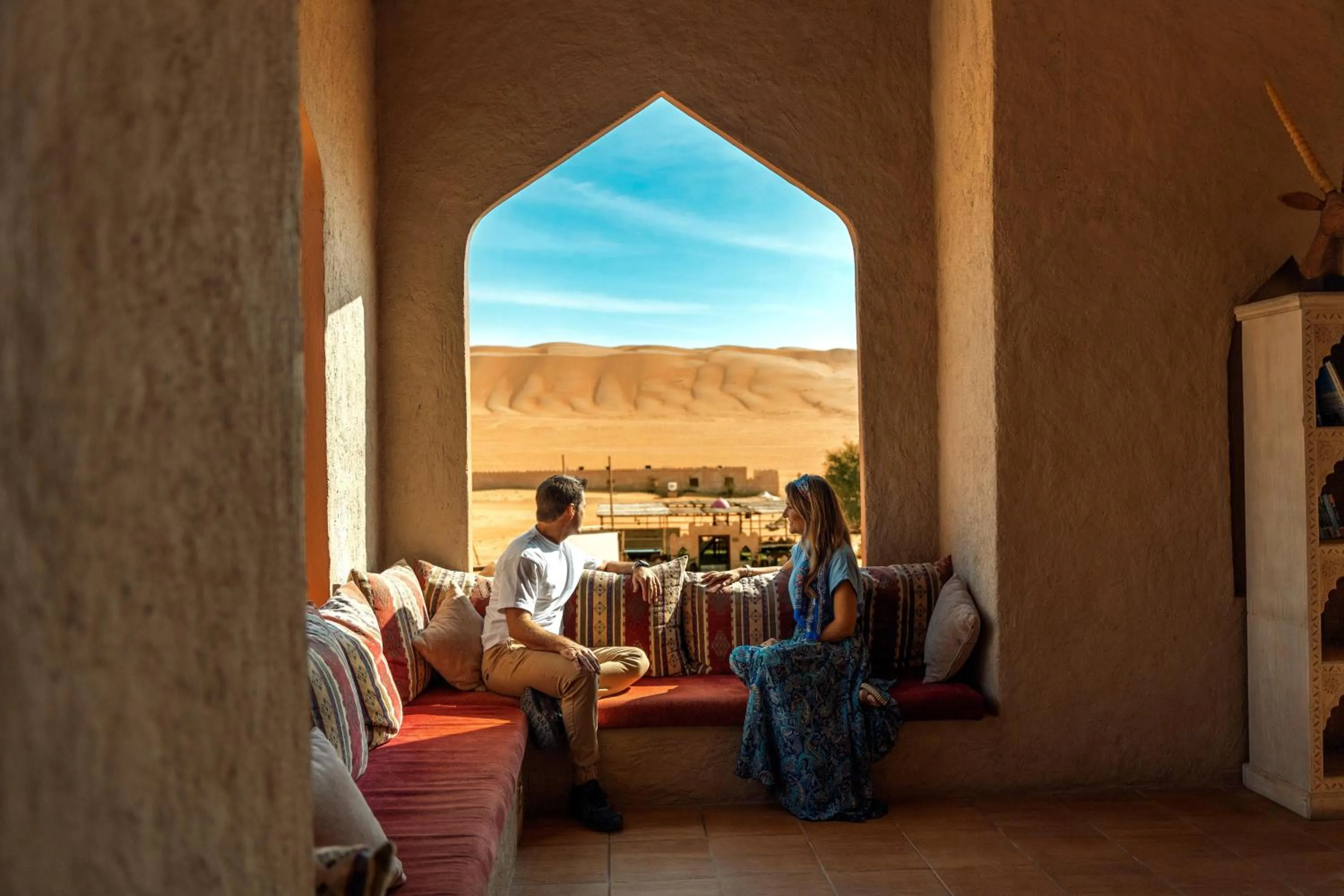 Lobby or reception in Thousand Nights Camp